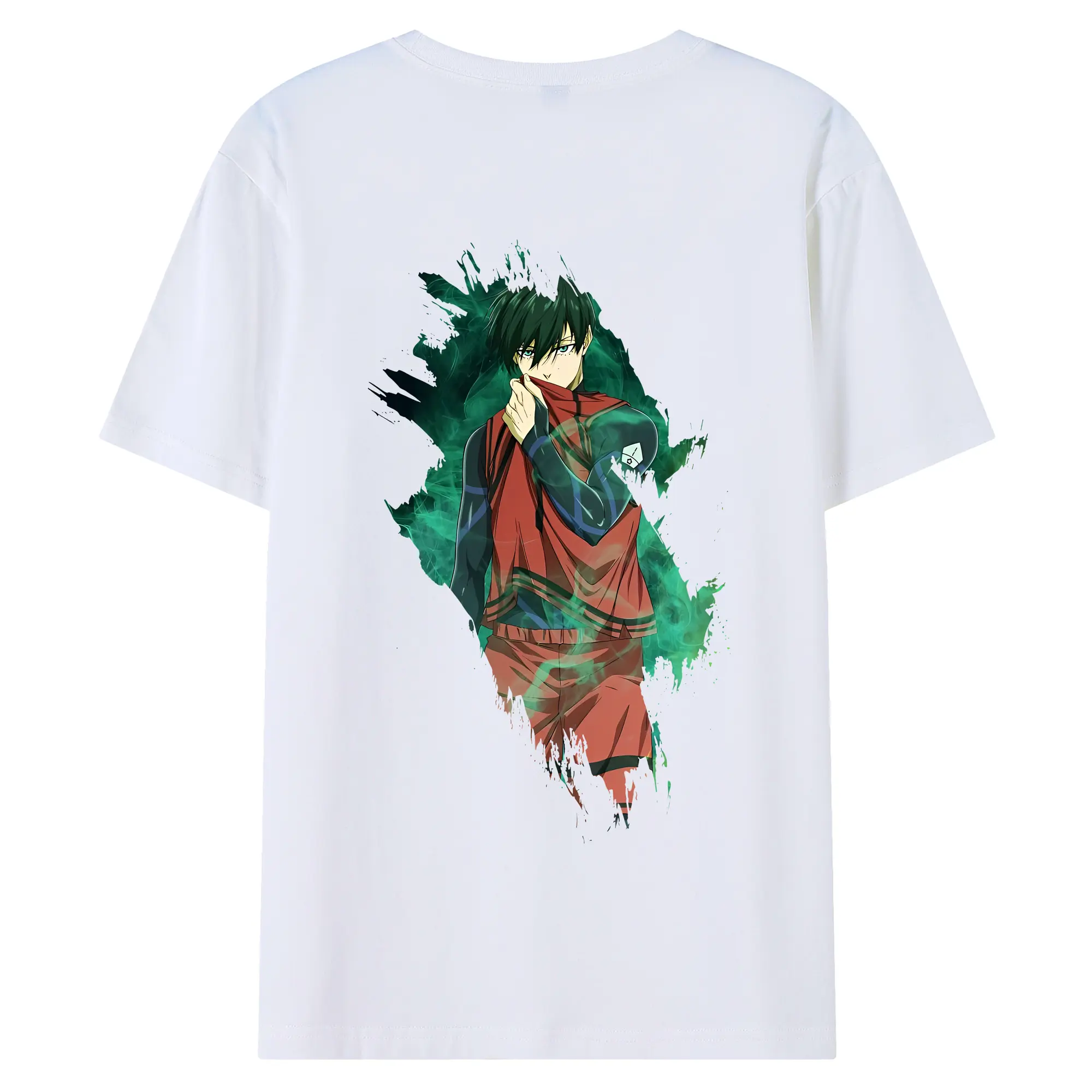 ブルーロック グッズ 糸師凛 - 綿100％ 半袖Tシャツ ・ バックプリント ・ 快適 通気性 ・ 日常使い 散歩 スポーツ用