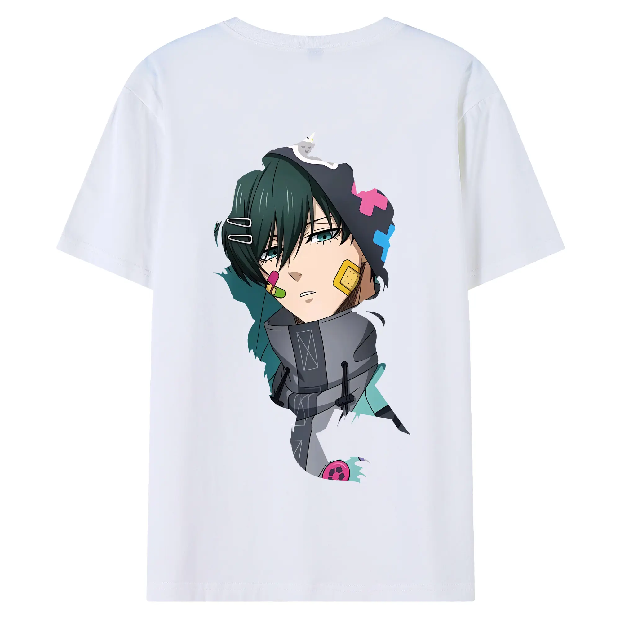 ブルーロック グッズ 糸師凛 - 綿100％ 半袖Tシャツ ・ バックプリント ・ 快適 通気性 ・ 日常使い 散歩 スポーツ用