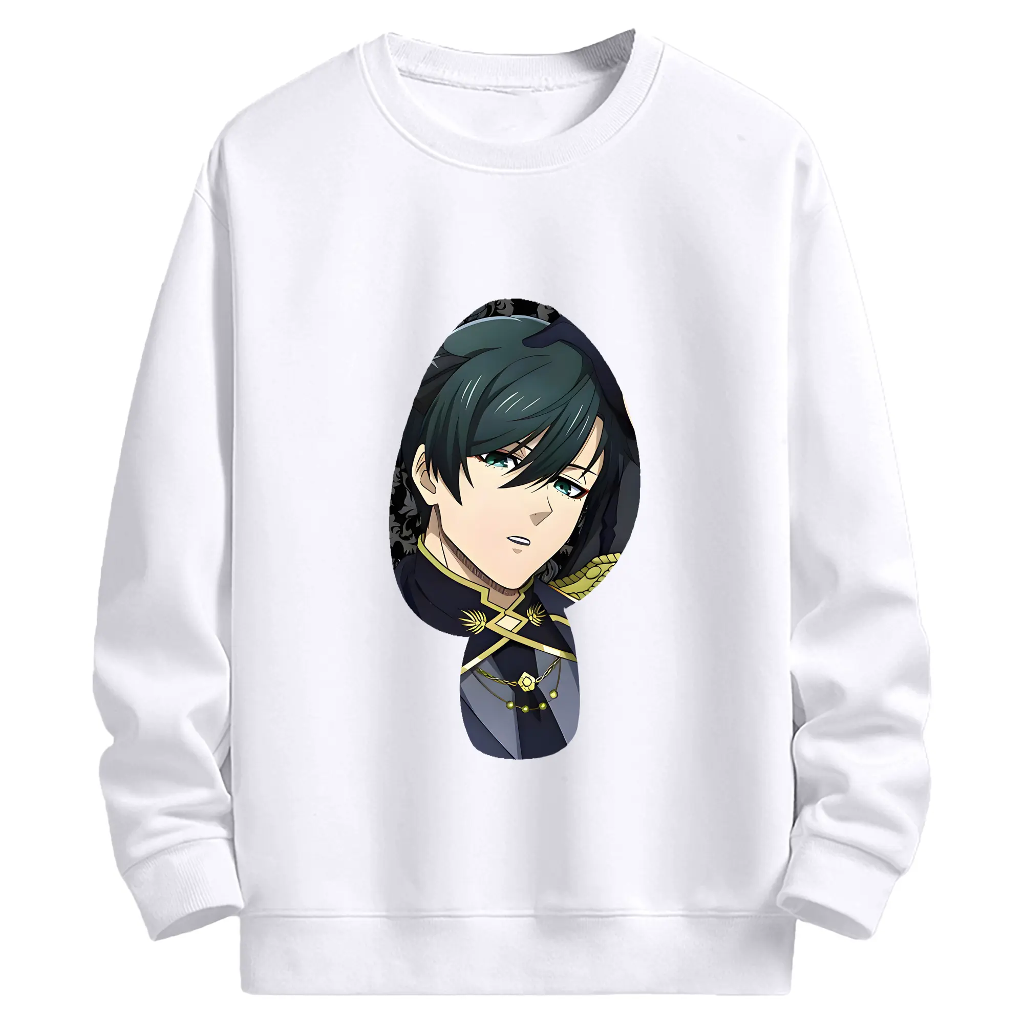 ブルーロック グッズ 糸師凛 - 高品質 クルーネック スウェット ・ コットン59％ ポリエステル41％ ・ ユニセックス 長袖 トレーナー ・ カジュアル デイリー スポーツ 散歩用