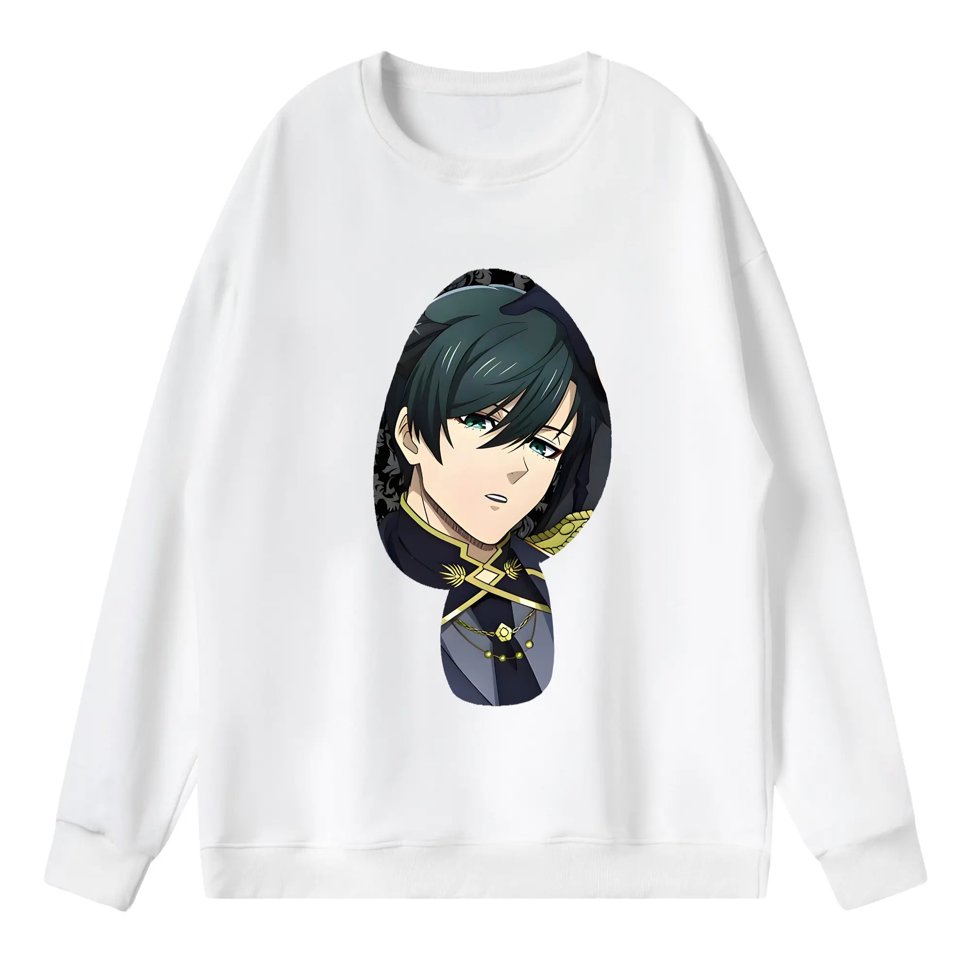 ブルーロック グッズ 糸師凛 - 薄手 クルーネック スウェット 裏毛260g · ポリエステル 春秋向け カジュアル 男女兼用 · トレーナー デイリー スポーツ 散歩に最適