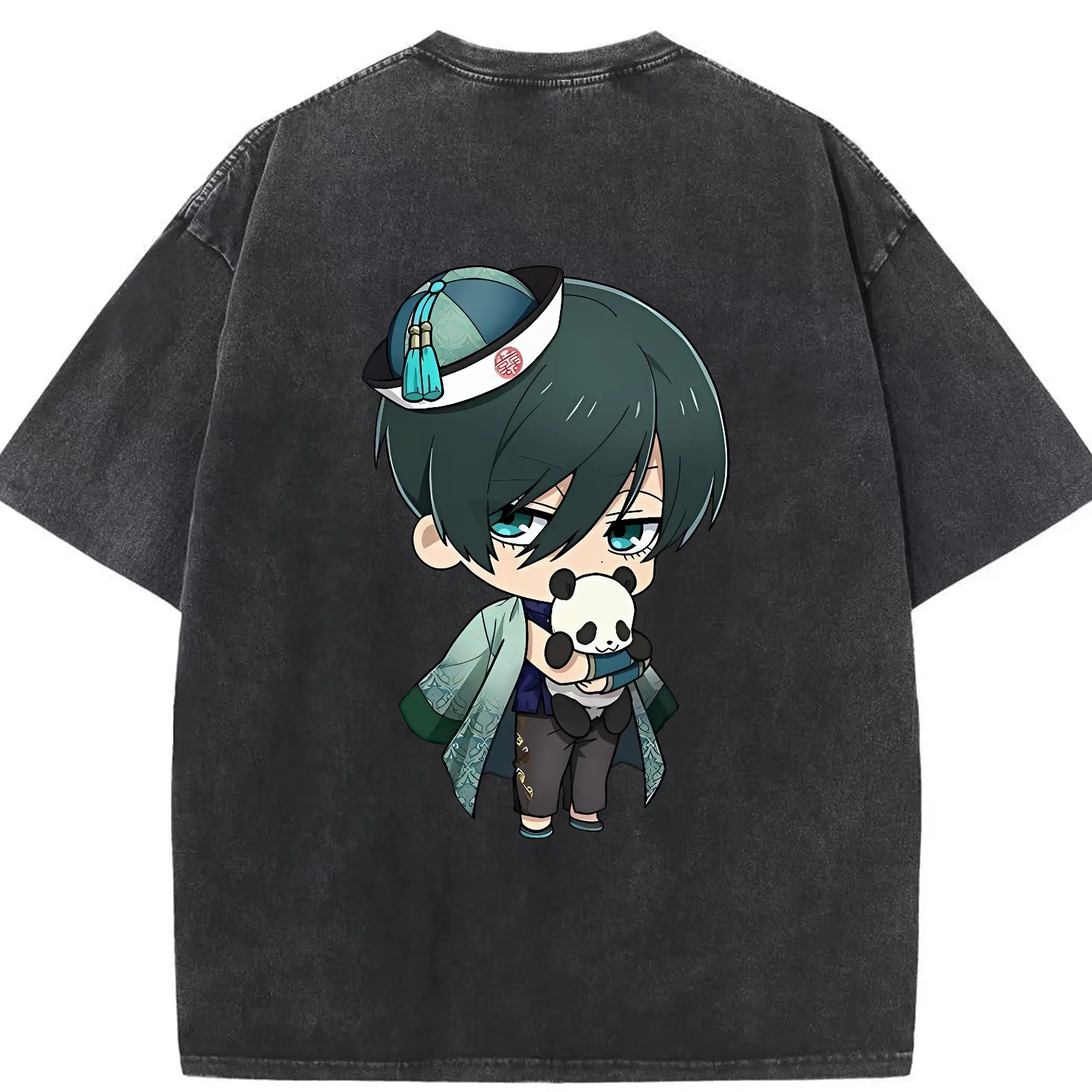 ブルーロック グッズ 糸師凛 - 綿100％ ヴィンテージ風 半袖Tシャツ ・ 背面プリント ・ 柔らか肌触り ・ 通気性 快適 ・ スポーツ カジュアル 外出用