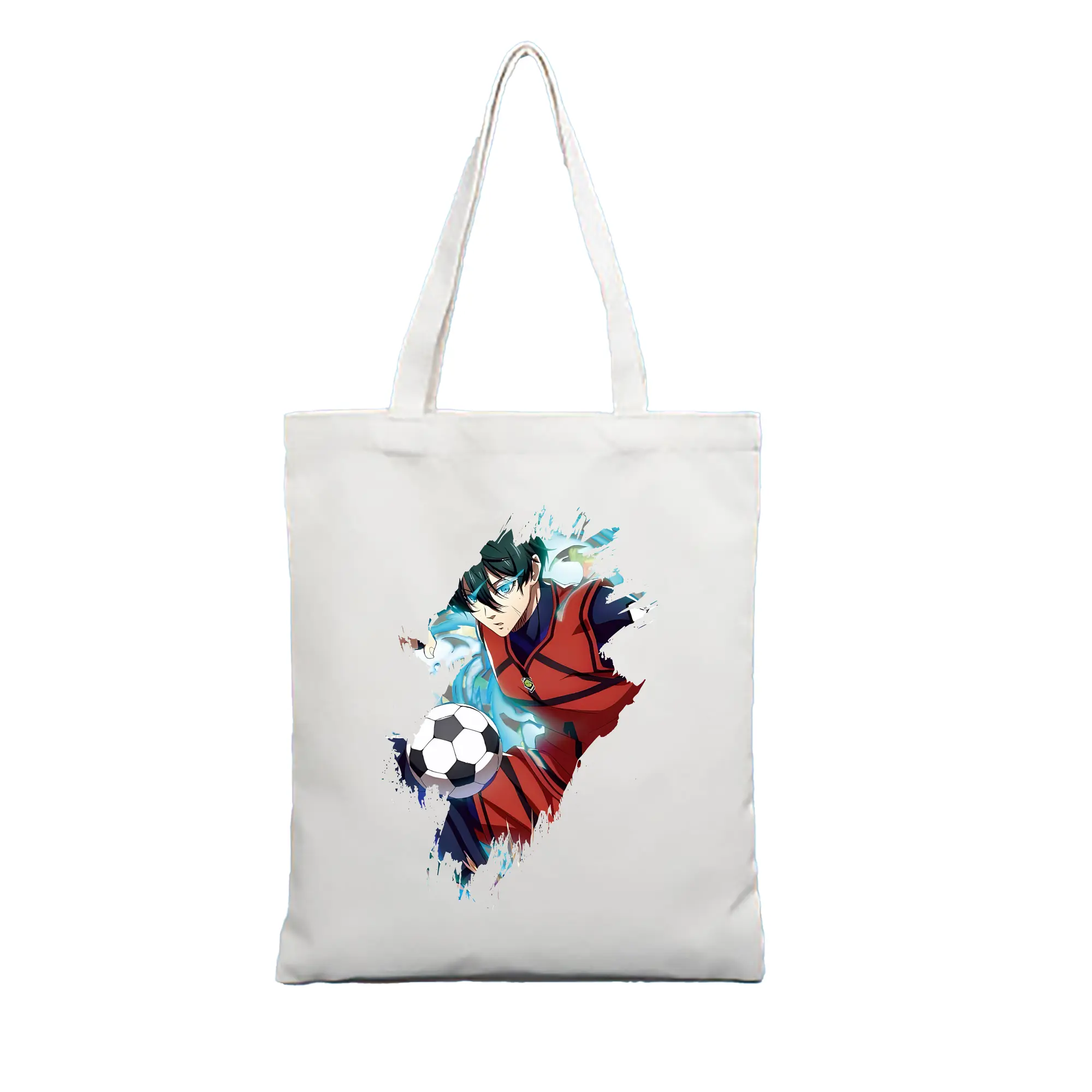 ブルーロック グッズ 糸師凛 - 縦型キャンバス手提げバッグ（トートバッグ） ・ キャンバス素材 ・ ショッピング用 ・ 軽量 丈夫 お手入れ簡単