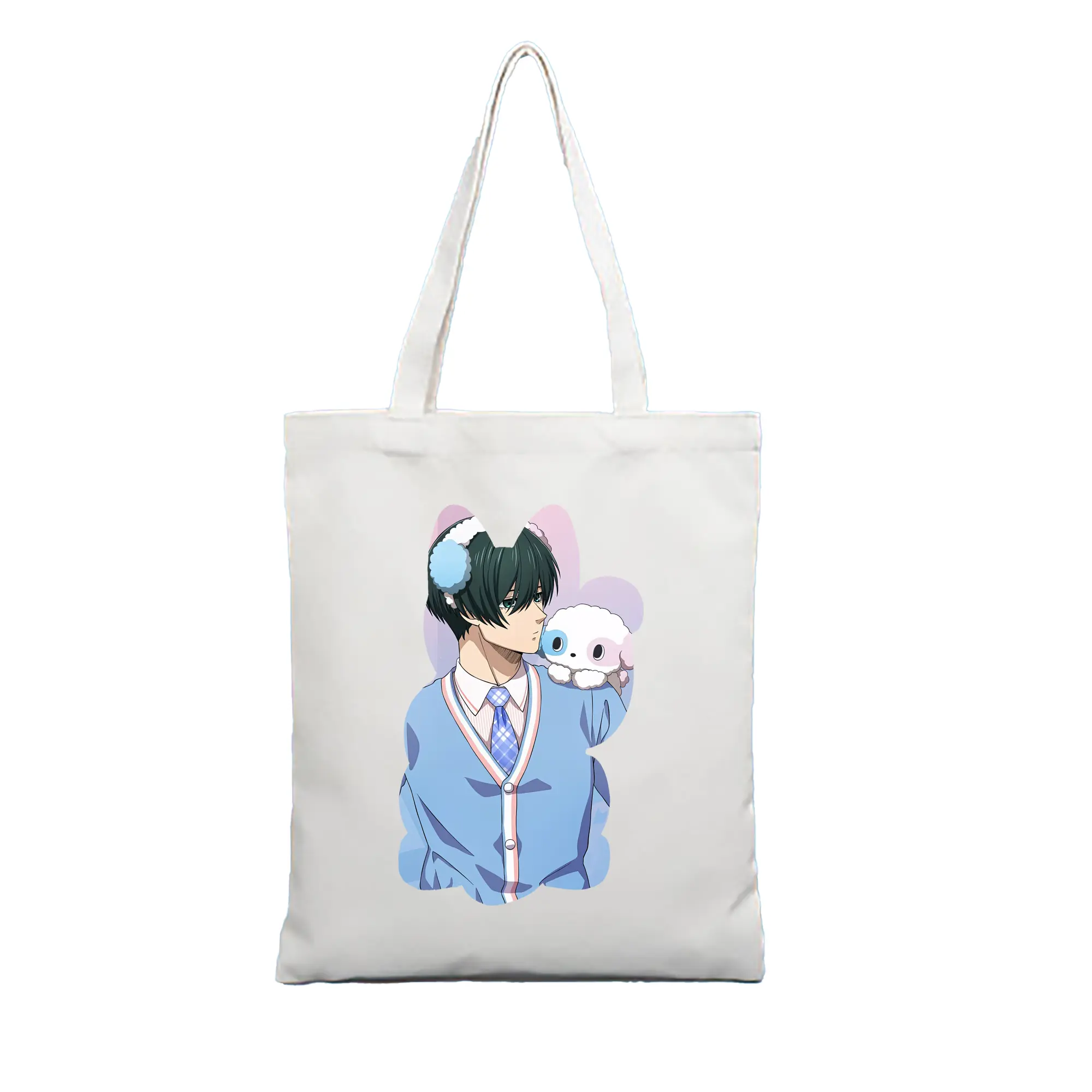 ブルーロック グッズ 糸師凛 - 縦型キャンバス手提げバッグ（トートバッグ） ・ キャンバス素材 ・ ショッピング用 ・ 軽量 丈夫 お手入れ簡単