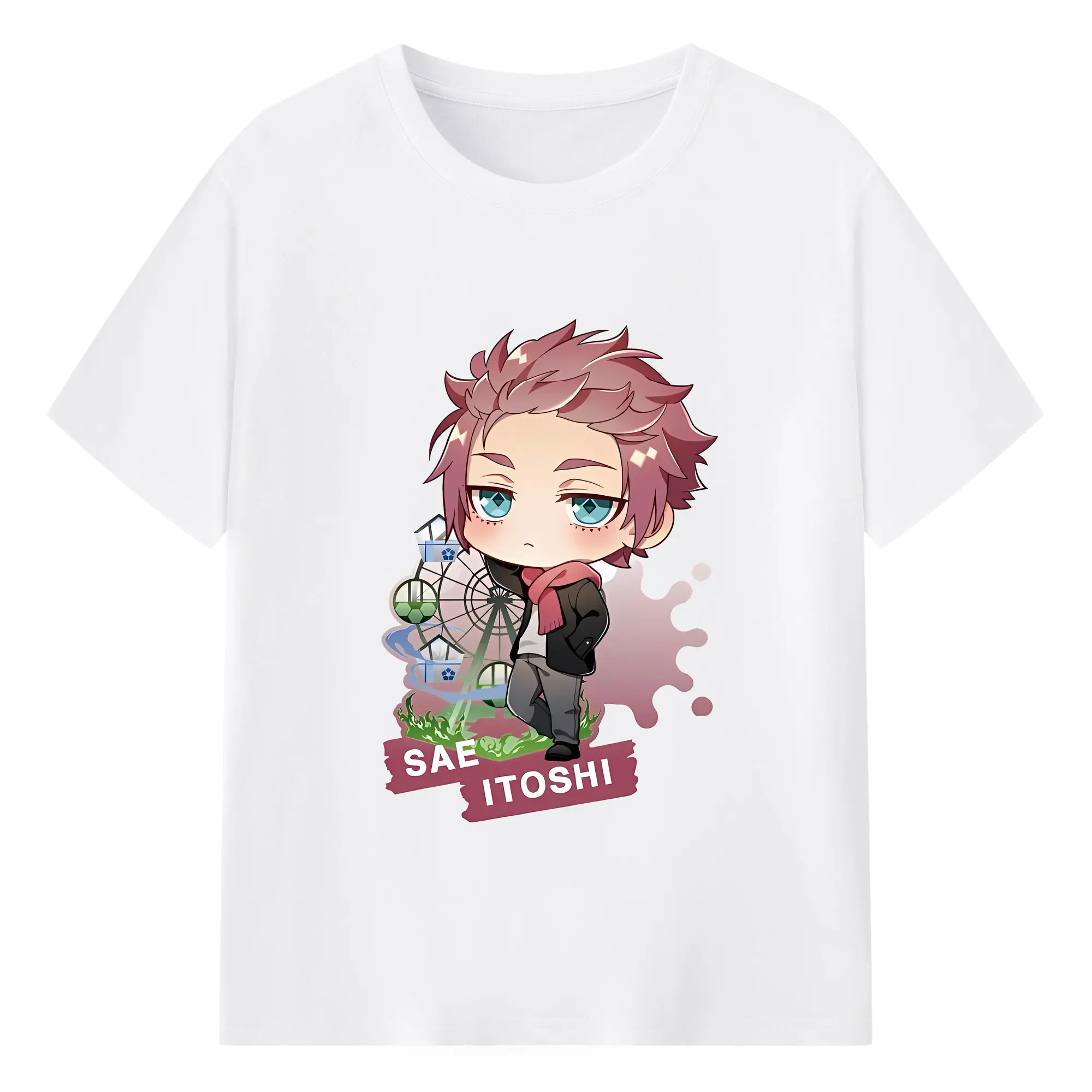 ブルーロック グッズ 糸師冴 - 綿100％ 半袖Tシャツ ・ フロントプリント ・ 快適 通気性 ・ 日常使い 散歩 スポーツ用