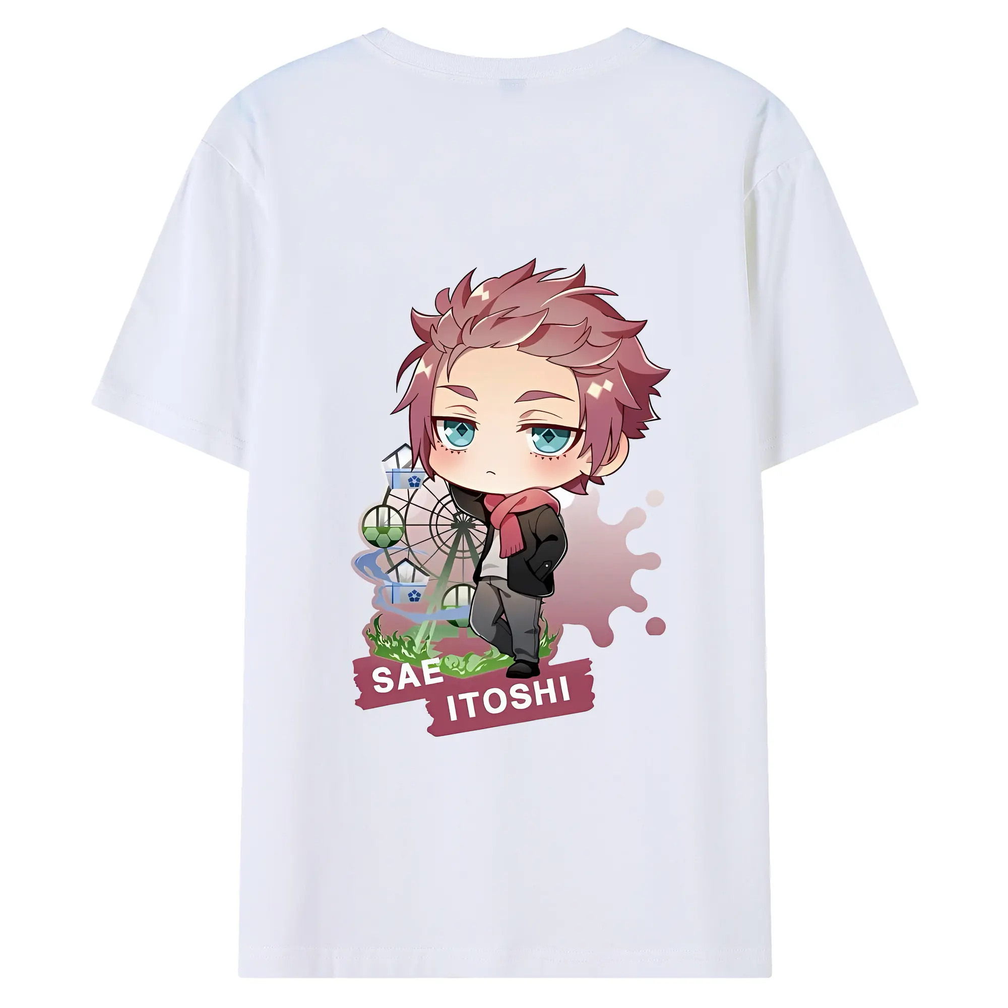 ブルーロック グッズ 糸師冴 - 綿100％ 半袖Tシャツ ・ バックプリント ・ 快適 通気性 ・ 日常使い 散歩 スポーツ用