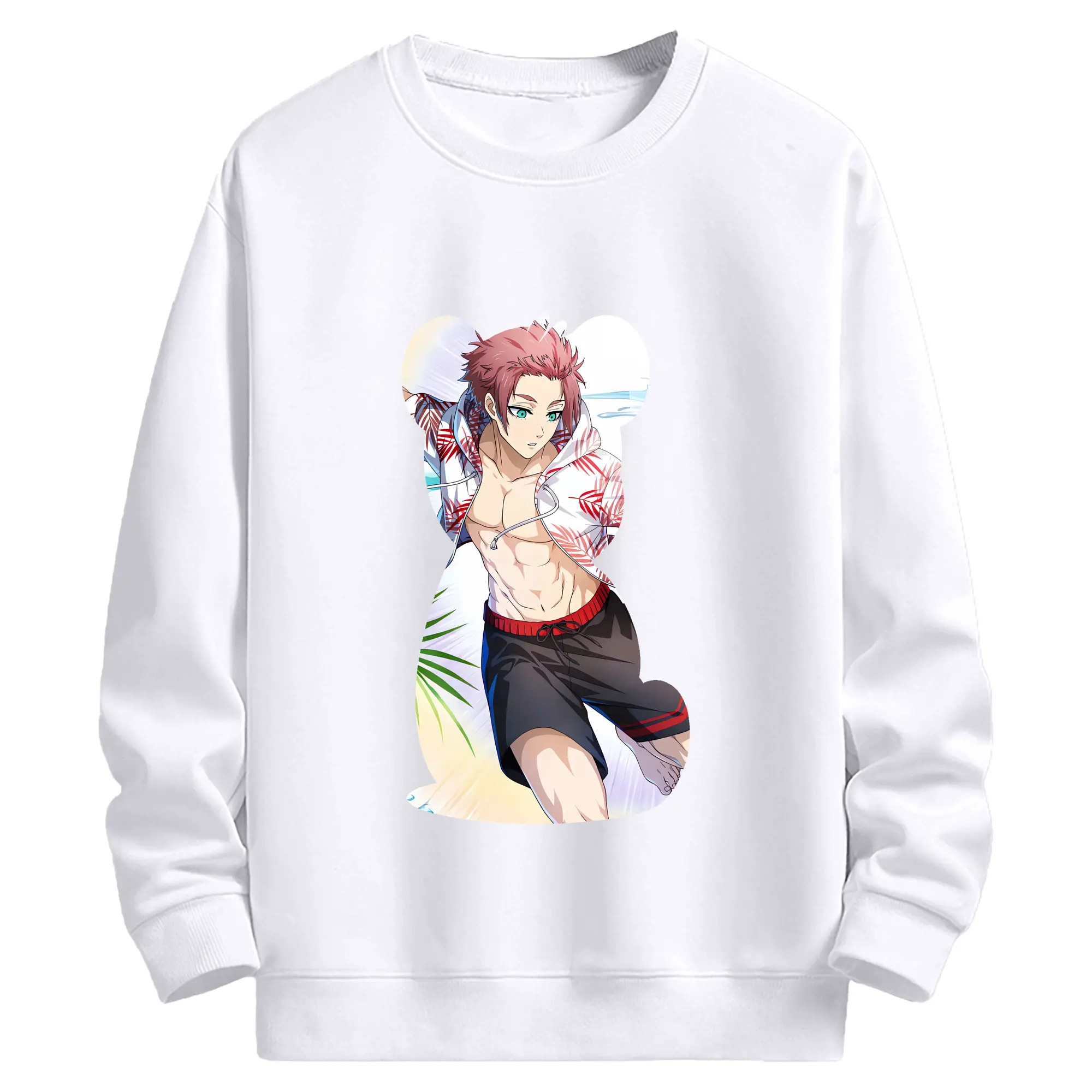 ブルーロック グッズ 糸師冴 - 高品質 クルーネック スウェット ・ コットン59％ ポリエステル41％ ・ ユニセックス 長袖 トレーナー ・ カジュアル デイリー スポーツ 散歩用