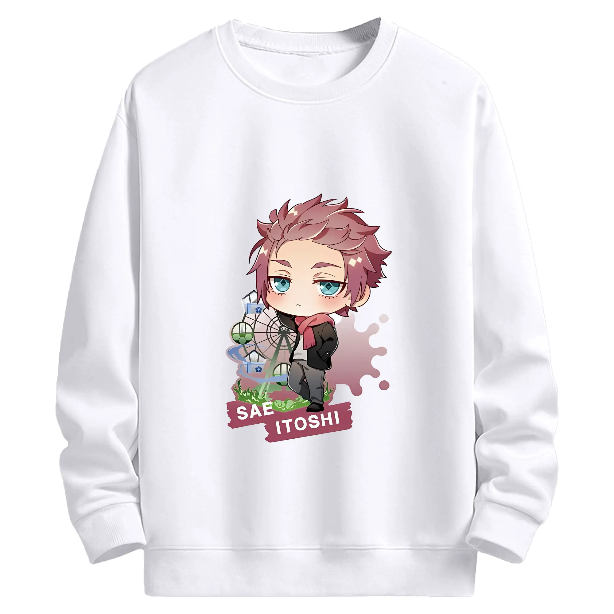 ブルーロック グッズ 糸師冴 - 高品質 クルーネック スウェット ・ コットン59％ ポリエステル41％ ・ ユニセックス 長袖 トレーナー ・ カジュアル デイリー スポーツ 散歩用