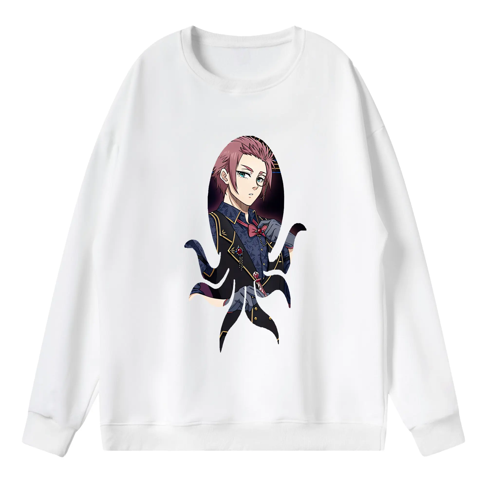 ブルーロック グッズ 糸師冴 - 薄手 クルーネック スウェット 裏毛260g · ポリエステル 春秋向け カジュアル 男女兼用 · トレーナー デイリー スポーツ 散歩に最適