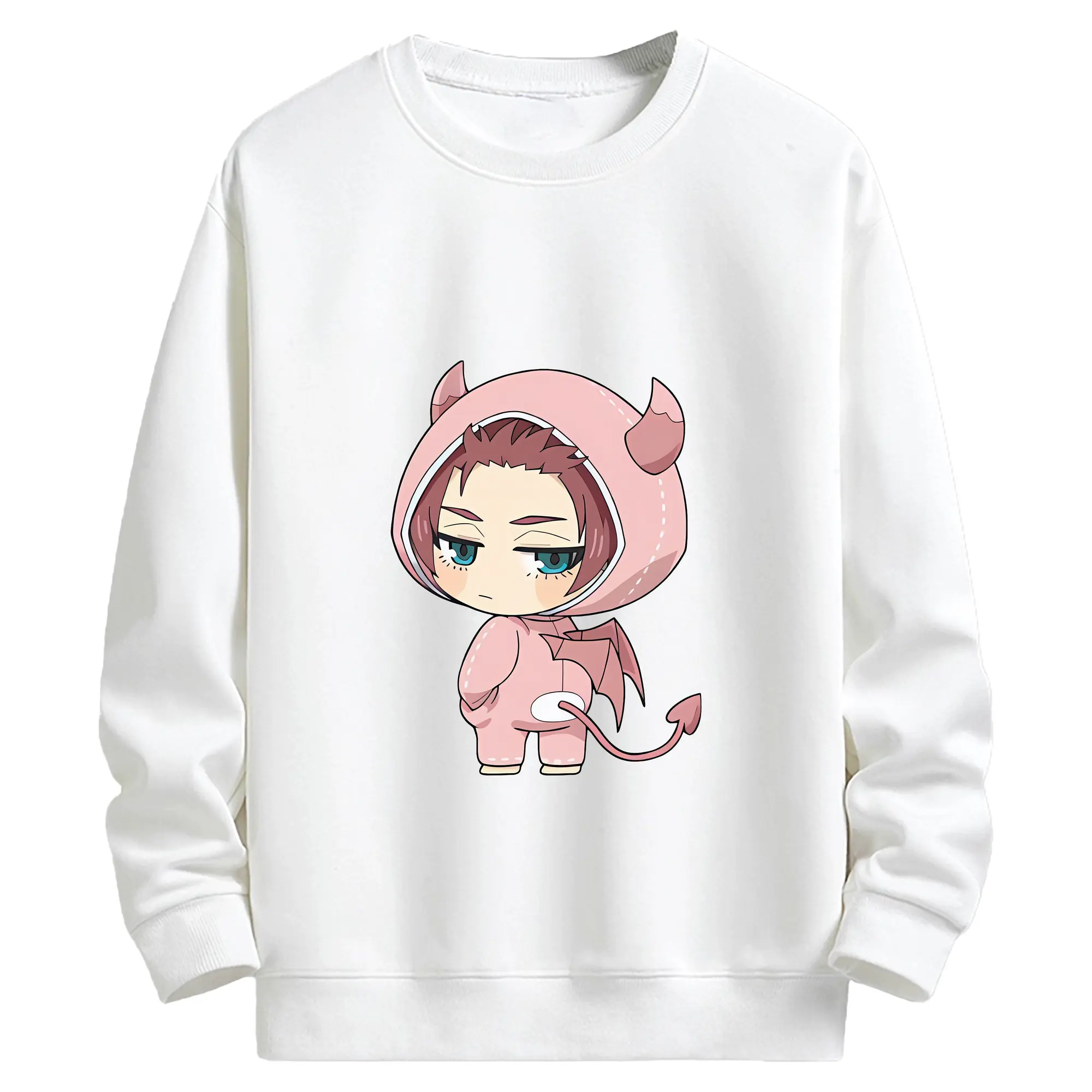 ブルーロック グッズ 糸師冴 - キッズ クルーネックスウェットシャツ ・ フロントプリント ・ 綿80％ ポリエステル20％ ・ 快適 通学 スポーツ 日常使い お散歩用