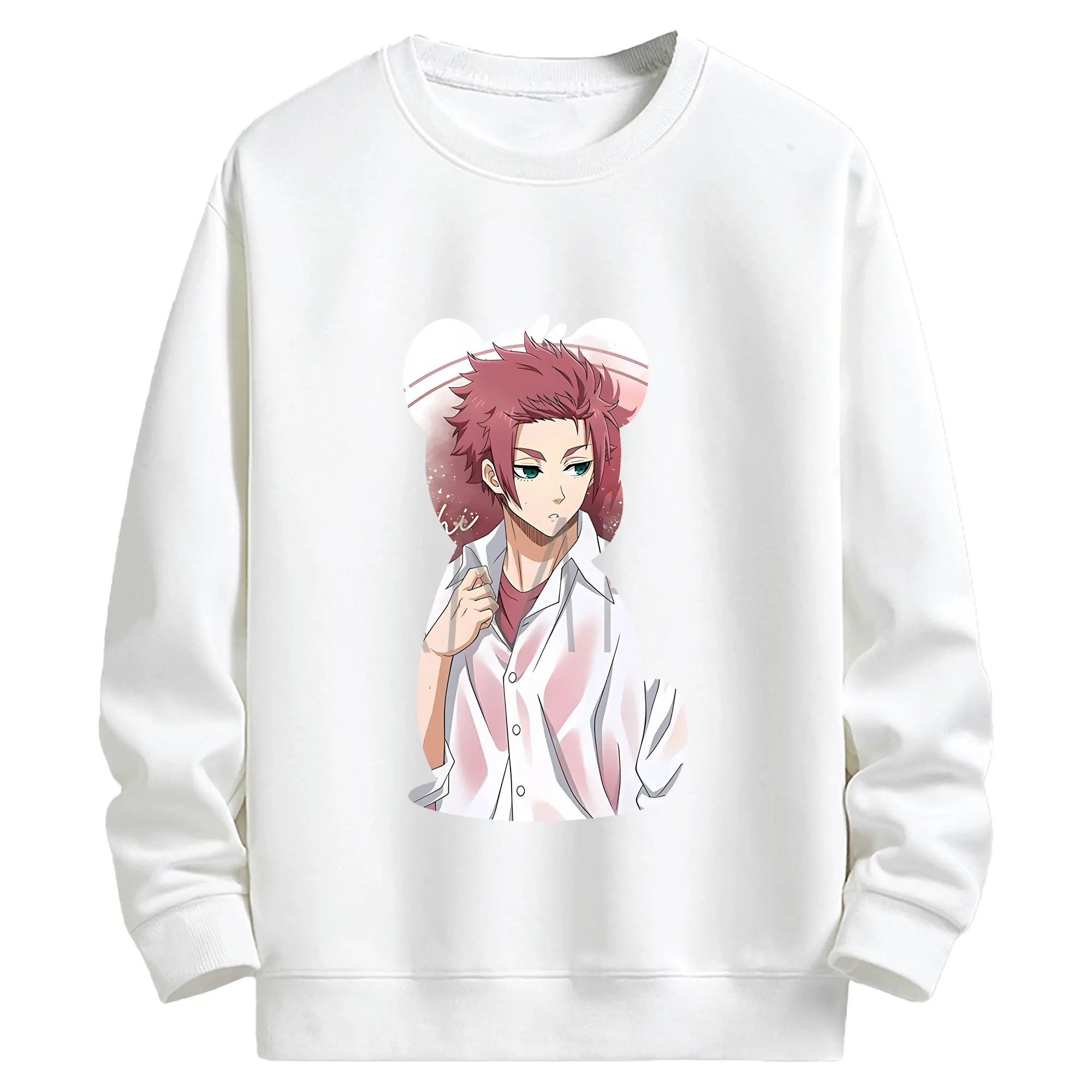 ブルーロック グッズ 糸師冴 - キッズ クルーネックスウェットシャツ ・ フロントプリント ・ 綿80％ ポリエステル20％ ・ 快適 通学 スポーツ 日常使い お散歩用