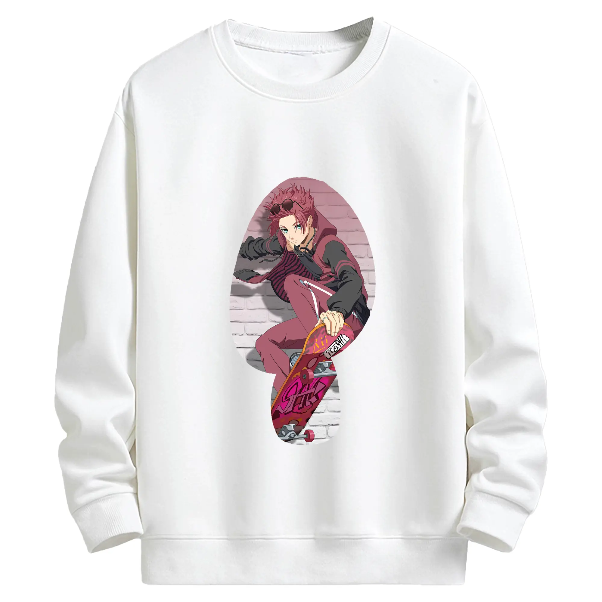 ブルーロック グッズ 糸師冴 - キッズ クルーネックスウェットシャツ ・ フロントプリント ・ 綿80％ ポリエステル20％ ・ 快適 通学 スポーツ 日常使い お散歩用