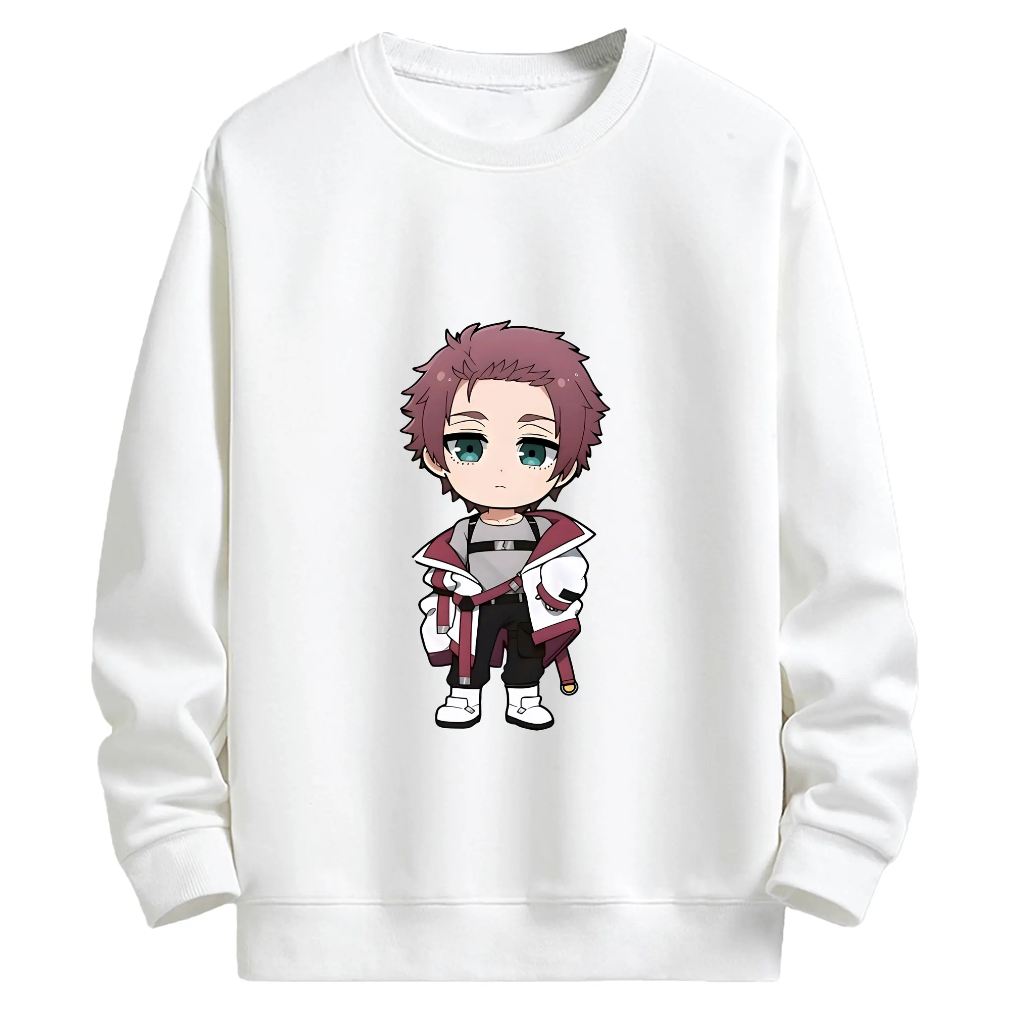 ブルーロック グッズ 糸師冴 - キッズ クルーネックスウェットシャツ ・ フロントプリント ・ 綿80％ ポリエステル20％ ・ 快適 通学 スポーツ 日常使い お散歩用