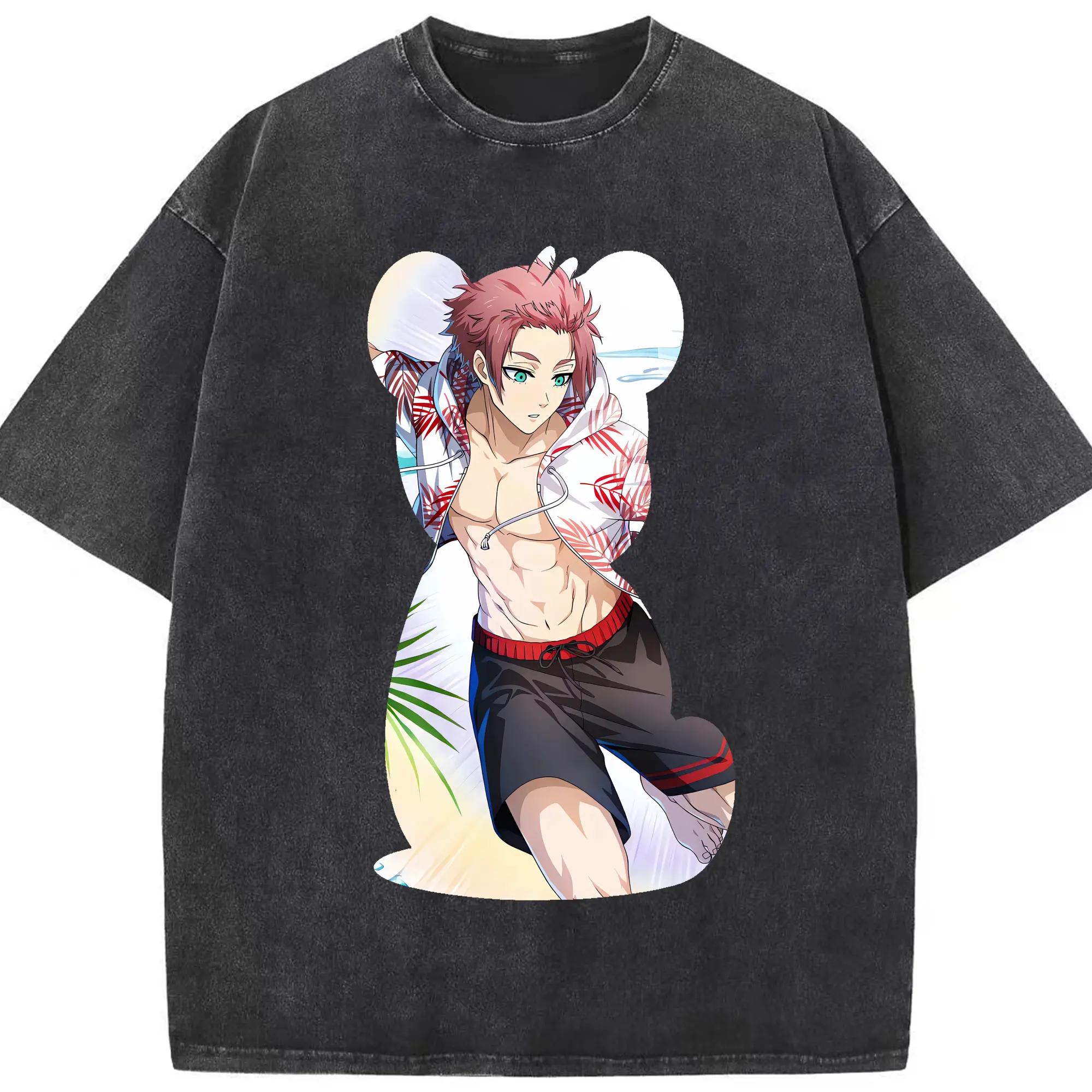 ブルーロック グッズ 糸師冴 - 綿100％ ヴィンテージ風 半袖Tシャツ ・ フロントプリント ・ 柔らか肌触り ・ 通気性 快適 ・ スポーツ カジュアル 外出用