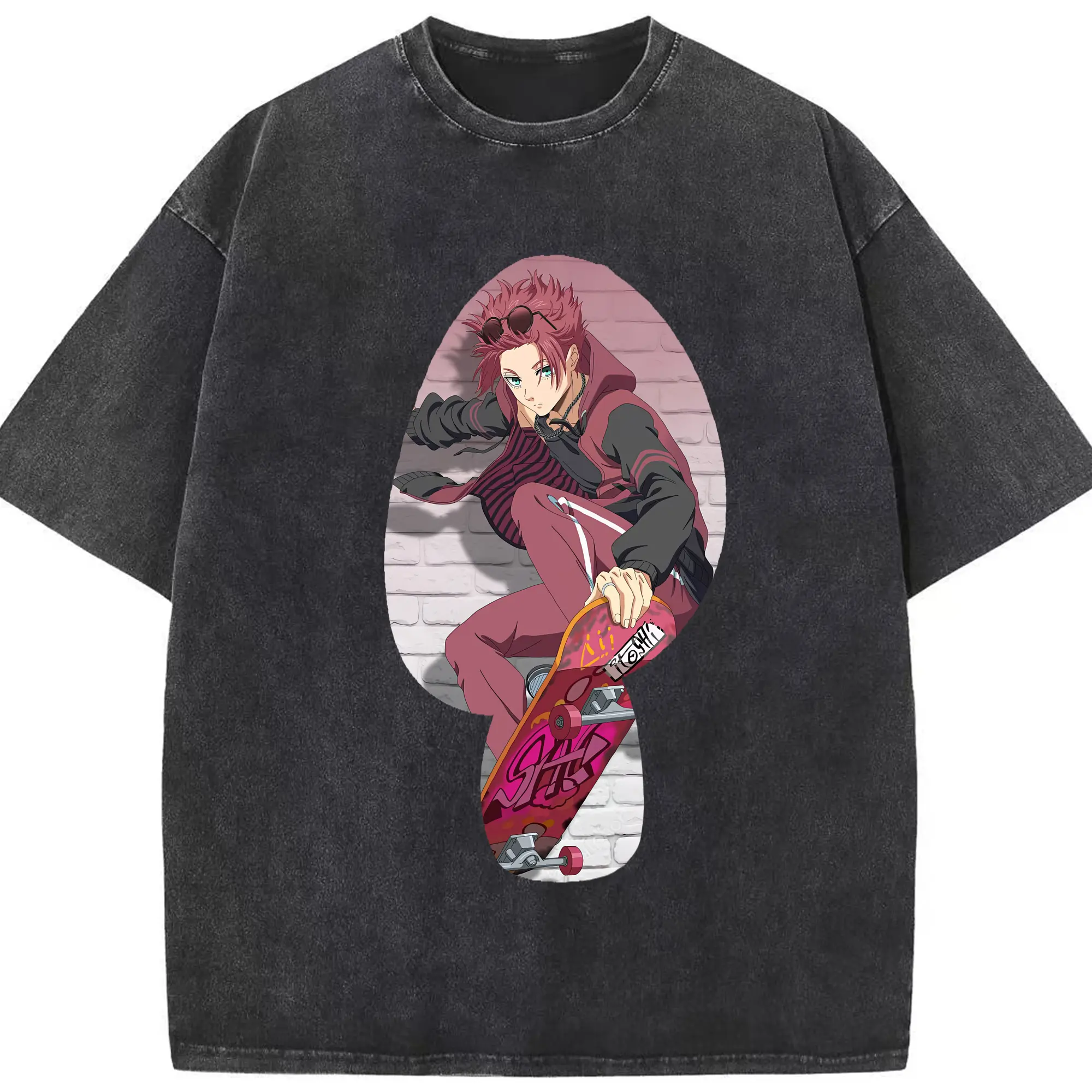 ブルーロック グッズ 糸師冴 - 綿100％ ヴィンテージ風 半袖Tシャツ ・ フロントプリント ・ 柔らか肌触り ・ 通気性 快適 ・ スポーツ カジュアル 外出用