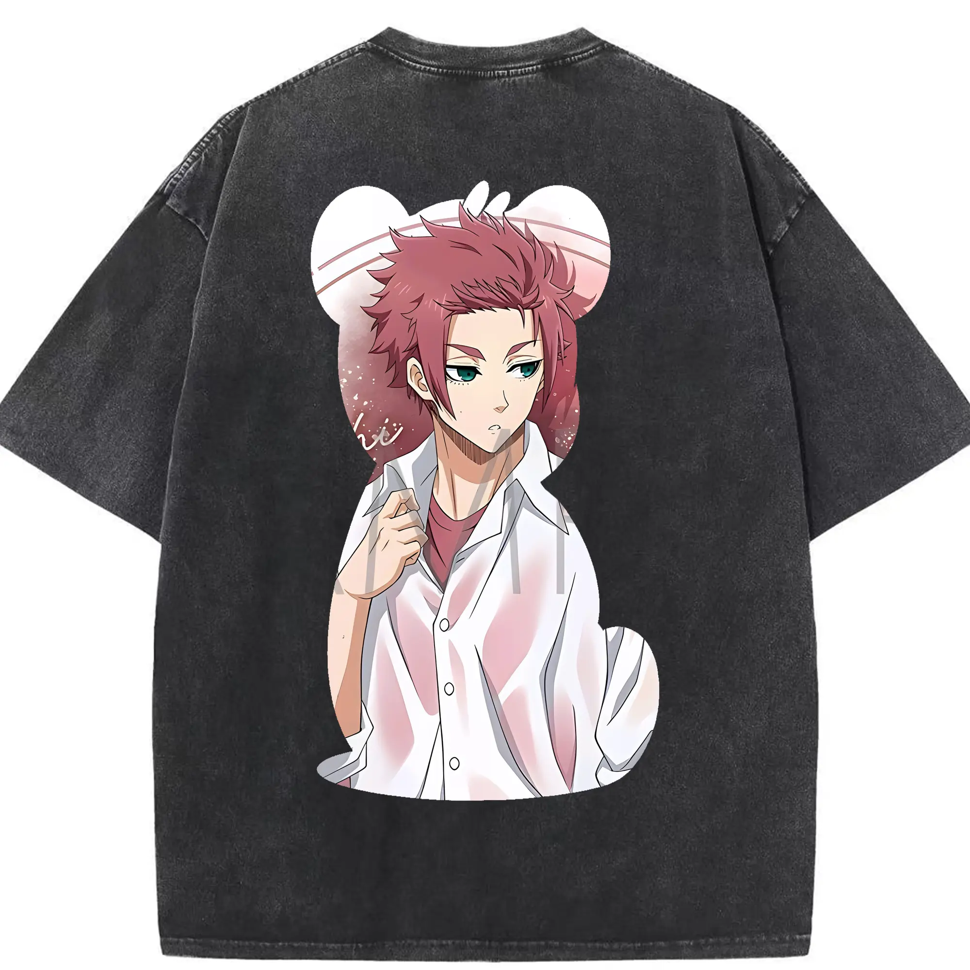 ブルーロック グッズ 糸師冴 - 綿100％ ヴィンテージ風 半袖Tシャツ ・ 背面プリント ・ 柔らか肌触り ・ 通気性 快適 ・ スポーツ カジュアル 外出用