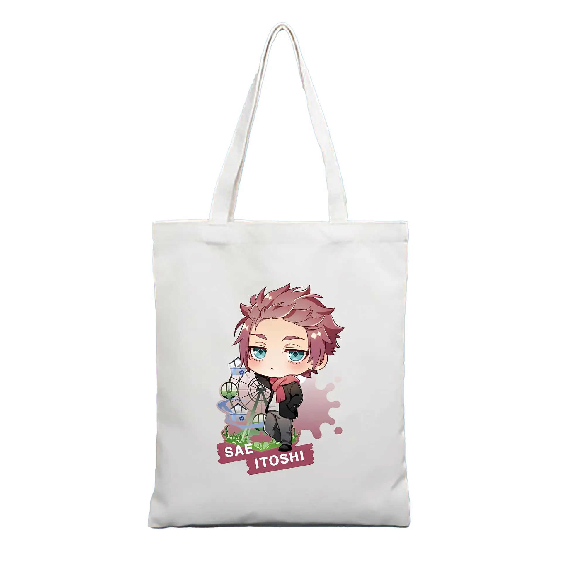 ブルーロック グッズ 糸師冴 - 縦型キャンバス手提げバッグ（トートバッグ） ・ キャンバス素材 ・ ショッピング用 ・ 軽量 丈夫 お手入れ簡単