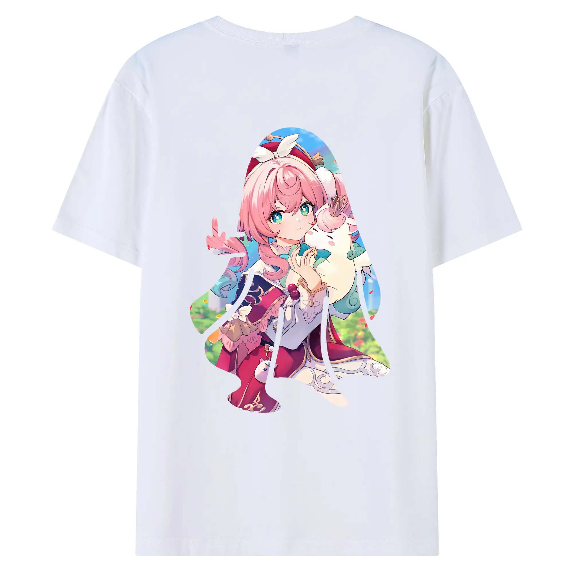 鳴潮 グッズ アンコ - 綿100％ 半袖Tシャツ ・ バックプリント ・ 快適 通気性 ・ 日常使い 散歩 スポーツ用