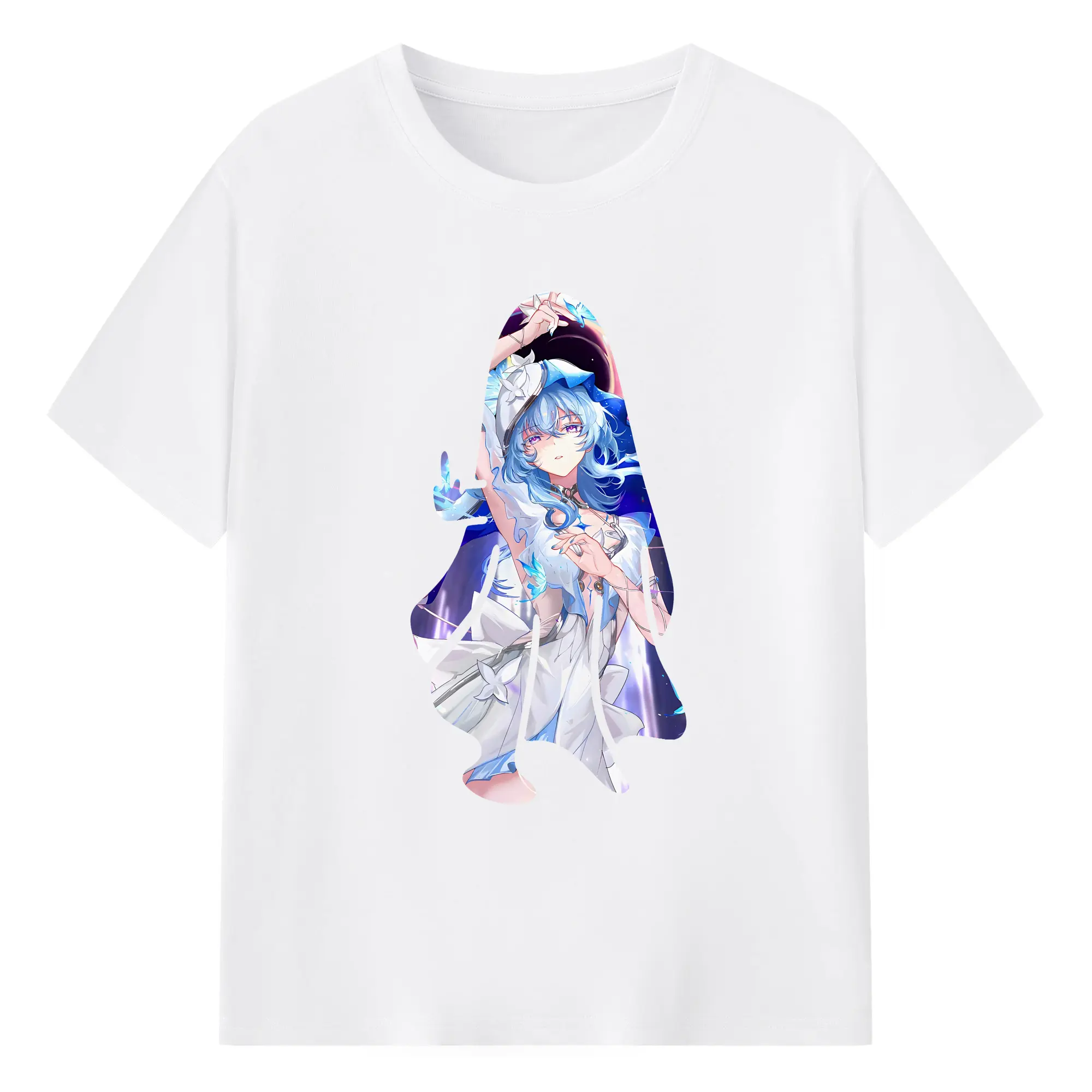 鳴潮 グッズ ショアキーパー - 綿100％ 半袖Tシャツ ・ フロントプリント ・ 快適 通気性 ・ 日常使い 散歩 スポーツ用