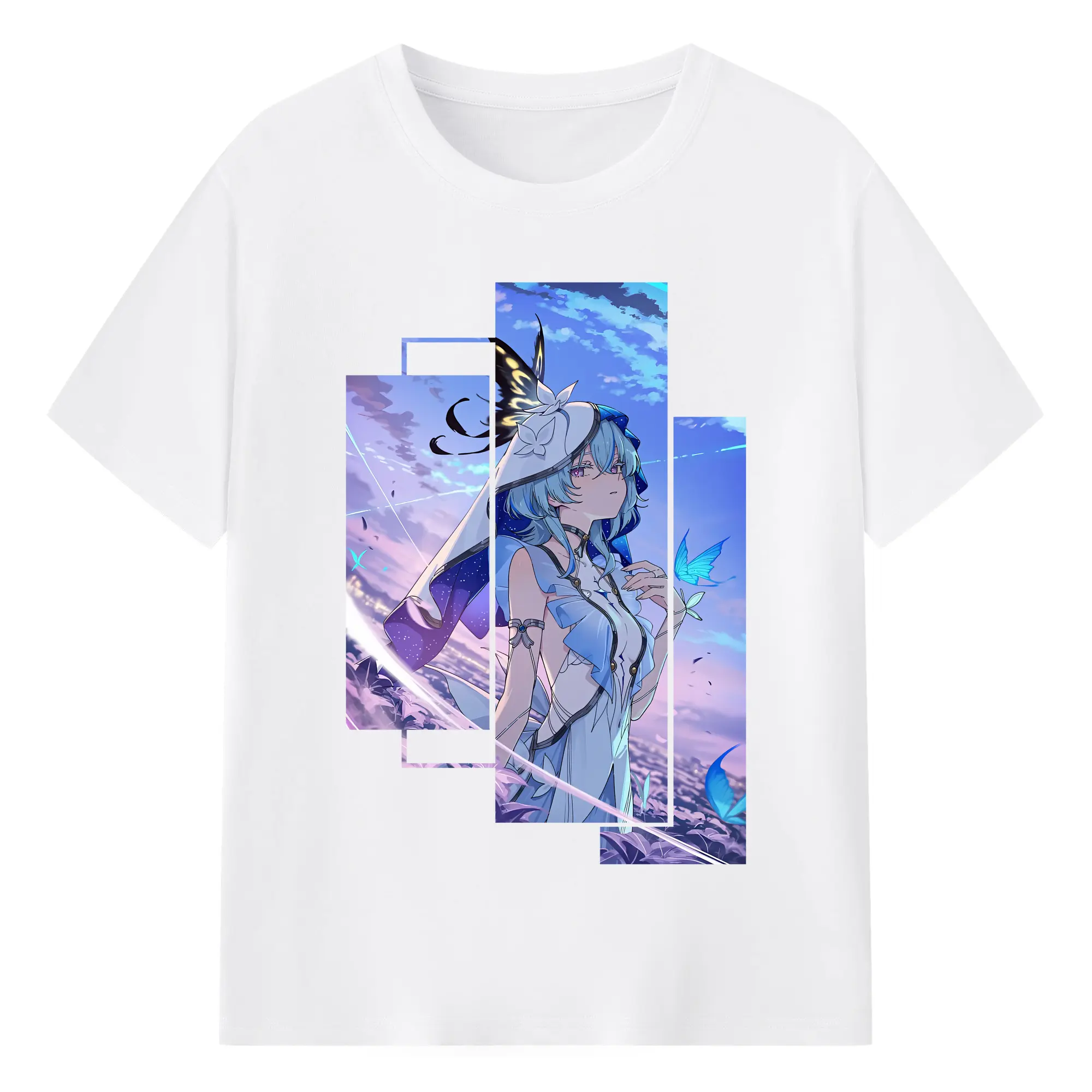 鳴潮 グッズ ショアキーパー - 綿100％ 半袖Tシャツ ・ フロントプリント ・ 快適 通気性 ・ 日常使い 散歩 スポーツ用