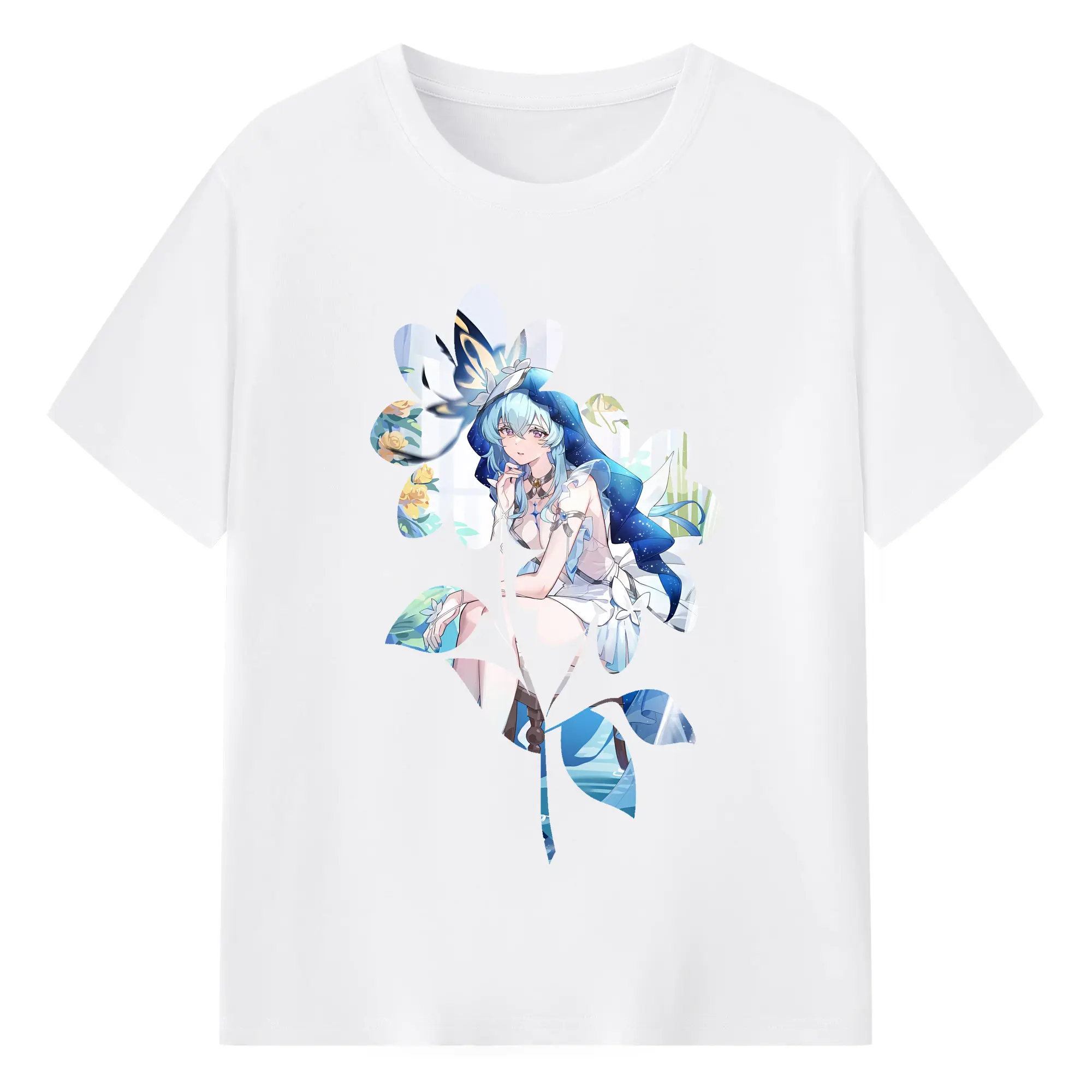 鳴潮 グッズ ショアキーパー - 綿100％ 半袖Tシャツ ・ フロントプリント ・ 快適 通気性 ・ 日常使い 散歩 スポーツ用