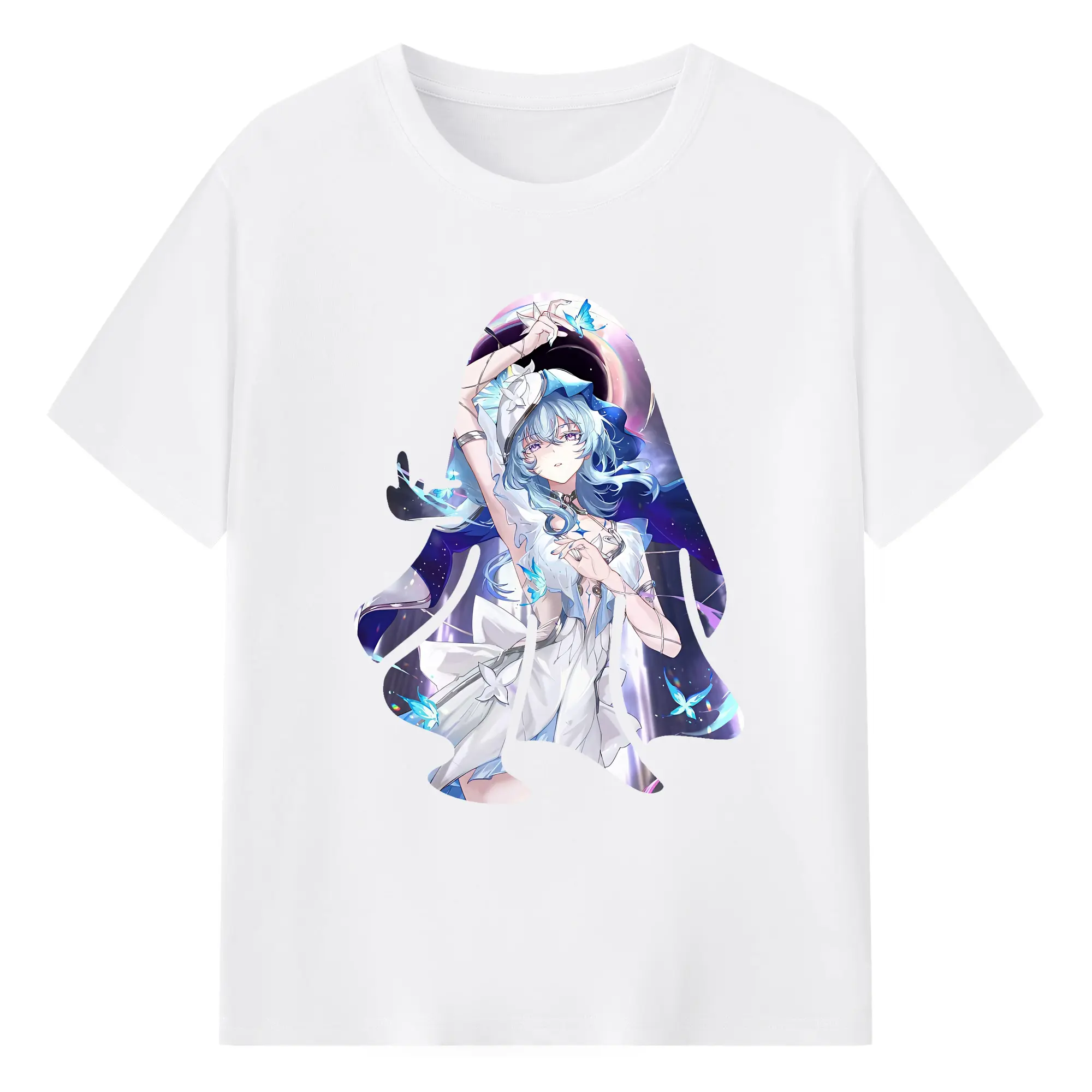 鳴潮 グッズ ショアキーパー - 綿100％ 半袖Tシャツ ・ フロントプリント ・ 快適 通気性 ・ 日常使い 散歩 スポーツ用