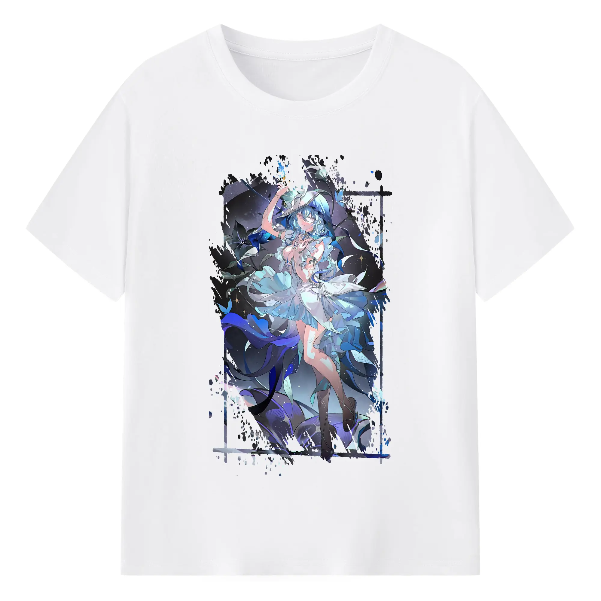 鳴潮 グッズ ショアキーパー - 綿100％ 半袖Tシャツ ・ フロントプリント ・ 快適 通気性 ・ 日常使い 散歩 スポーツ用