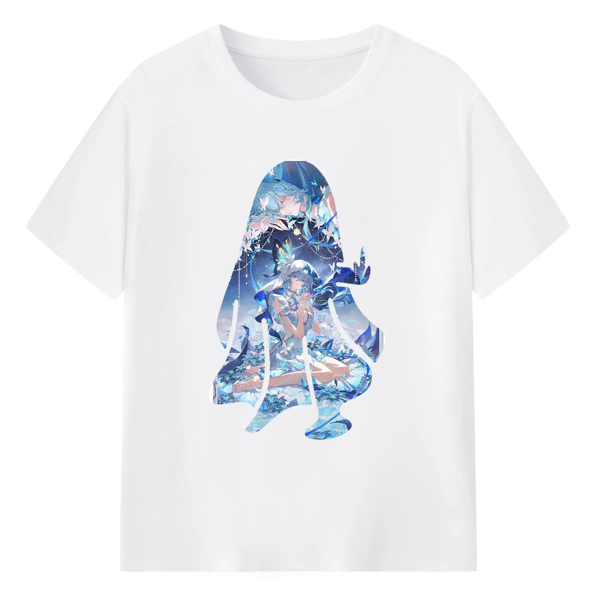 鳴潮 グッズ ショアキーパー - 綿100％ 半袖Tシャツ ・ フロントプリント ・ 快適 通気性 ・ 日常使い 散歩 スポーツ用