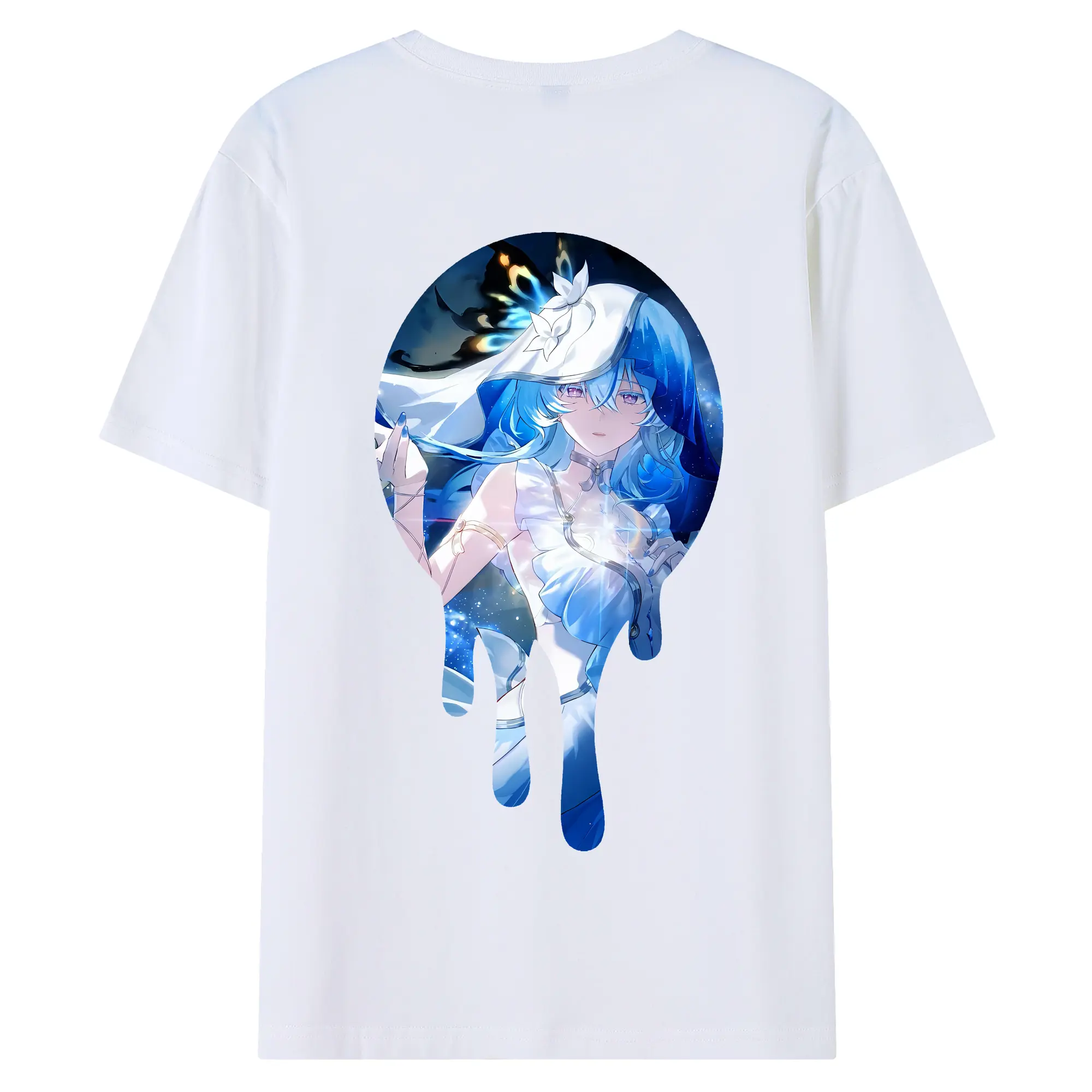 鳴潮 グッズ ショアキーパー - 綿100％ 半袖Tシャツ ・ バックプリント ・ 快適 通気性 ・ 日常使い 散歩 スポーツ用