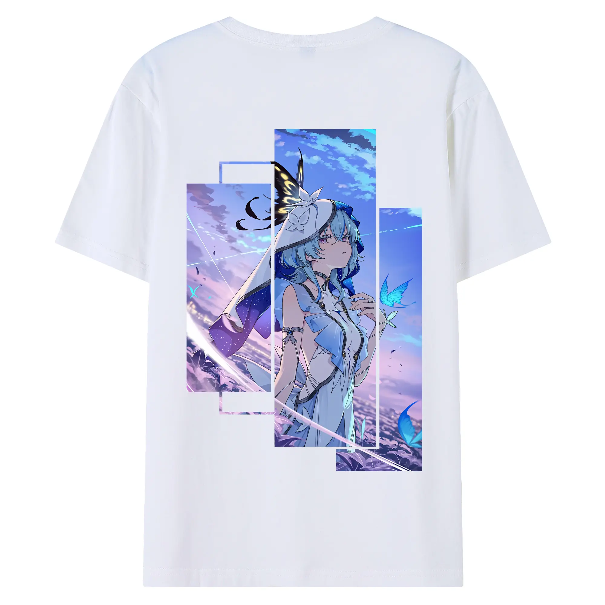 鳴潮 グッズ ショアキーパー - 綿100％ 半袖Tシャツ ・ バックプリント ・ 快適 通気性 ・ 日常使い 散歩 スポーツ用