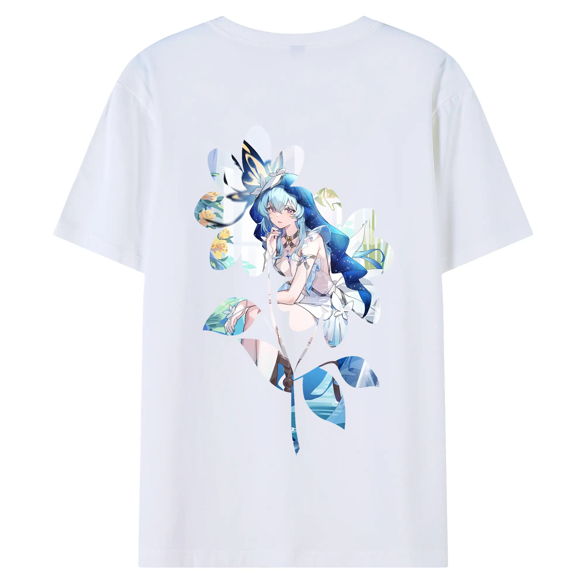 鳴潮 グッズ ショアキーパー - 綿100％ 半袖Tシャツ ・ バックプリント ・ 快適 通気性 ・ 日常使い 散歩 スポーツ用