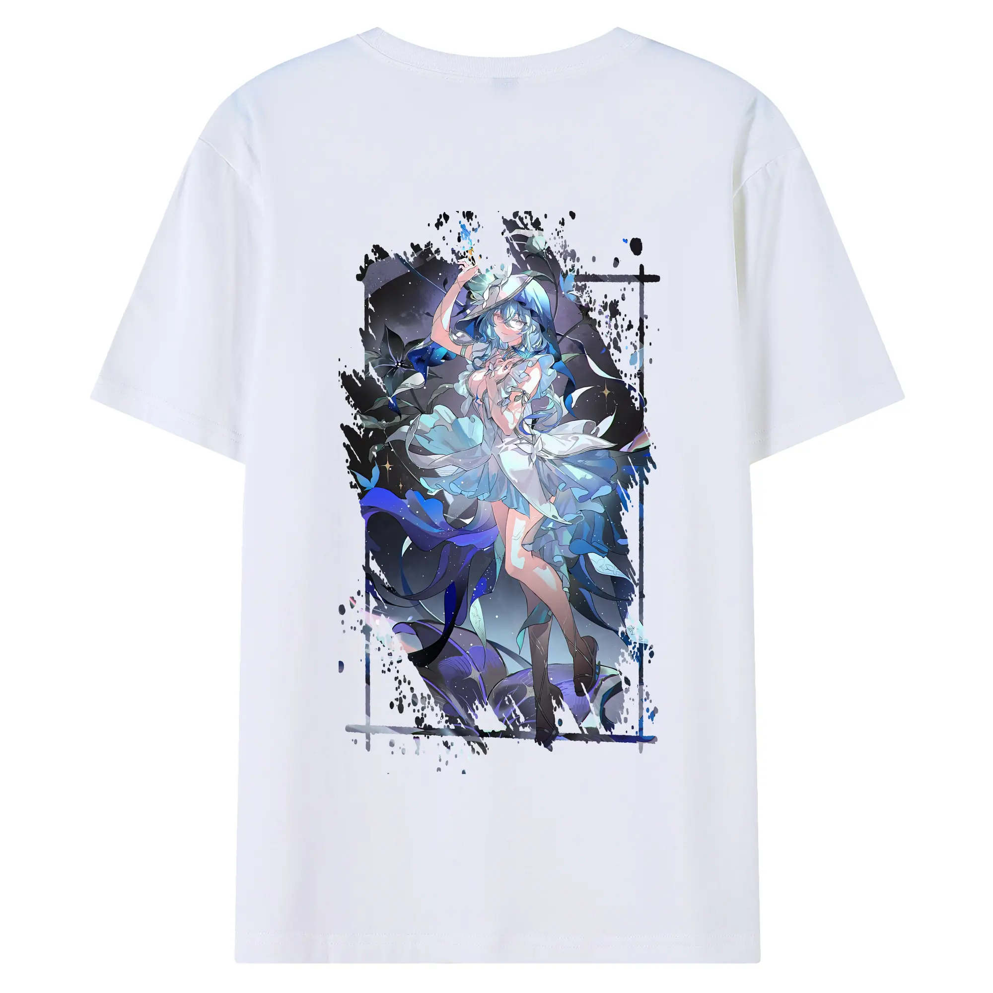 鳴潮 グッズ ショアキーパー - 綿100％ 半袖Tシャツ ・ バックプリント ・ 快適 通気性 ・ 日常使い 散歩 スポーツ用