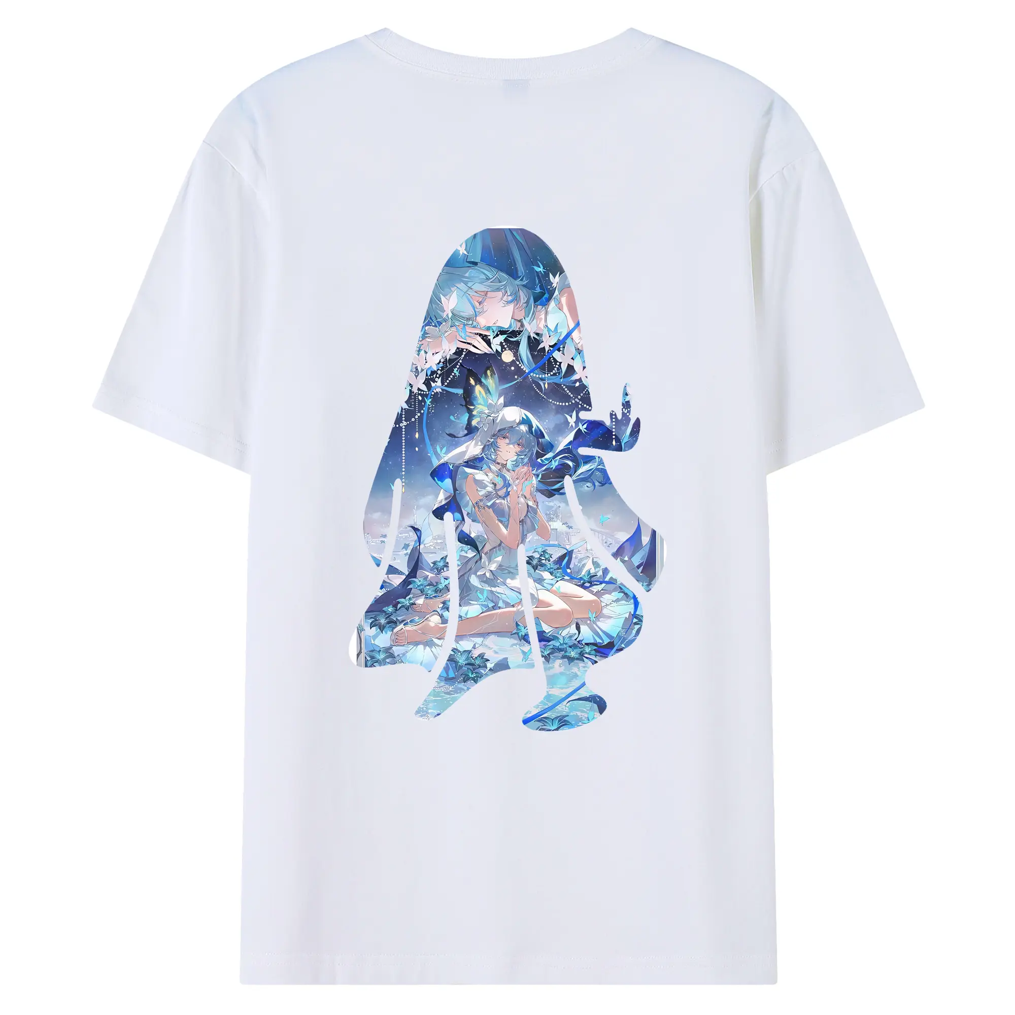 鳴潮 グッズ ショアキーパー - 綿100％ 半袖Tシャツ ・ バックプリント ・ 快適 通気性 ・ 日常使い 散歩 スポーツ用