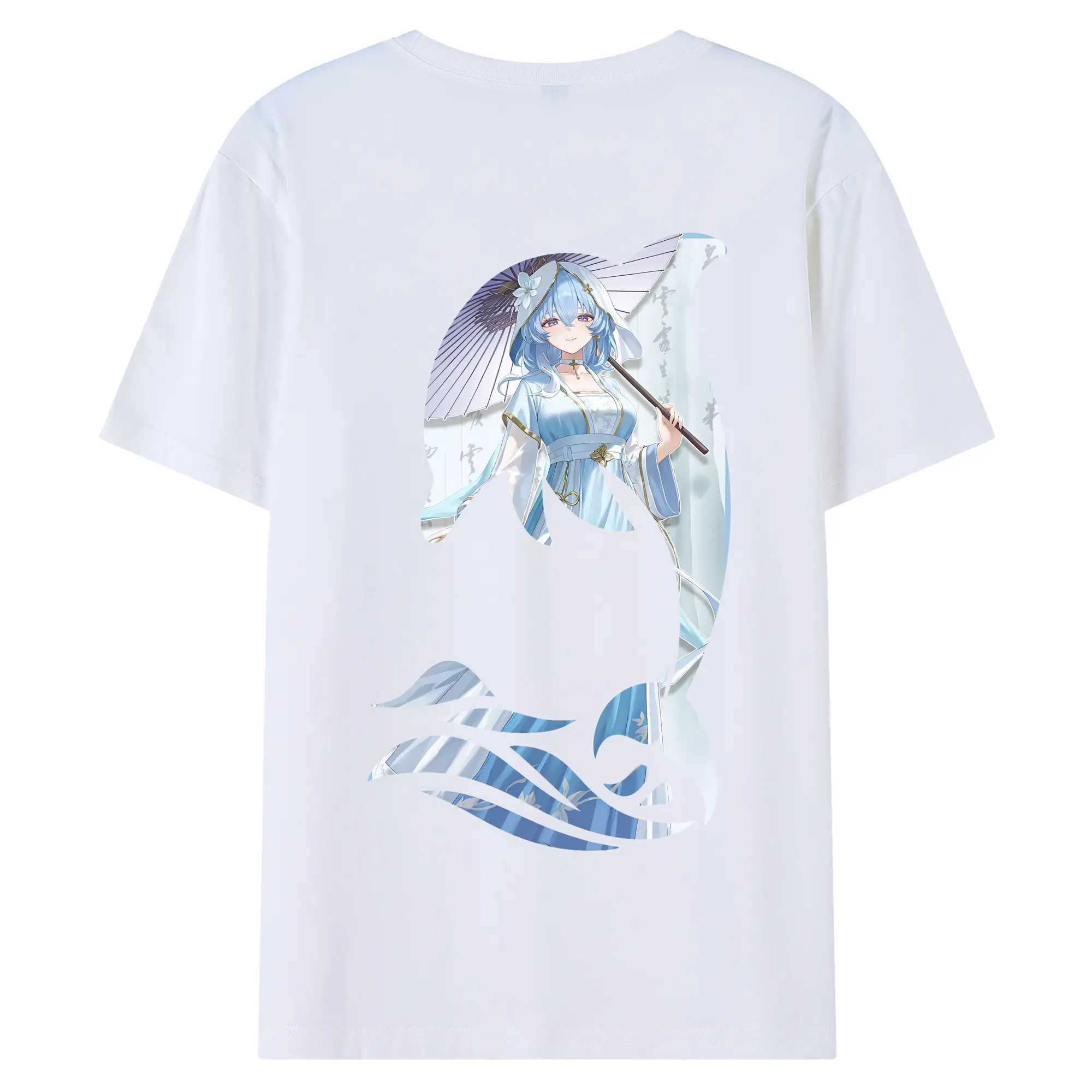 鳴潮 グッズ ショアキーパー - 綿100％ 半袖Tシャツ ・ バックプリント ・ 快適 通気性 ・ 日常使い 散歩 スポーツ用