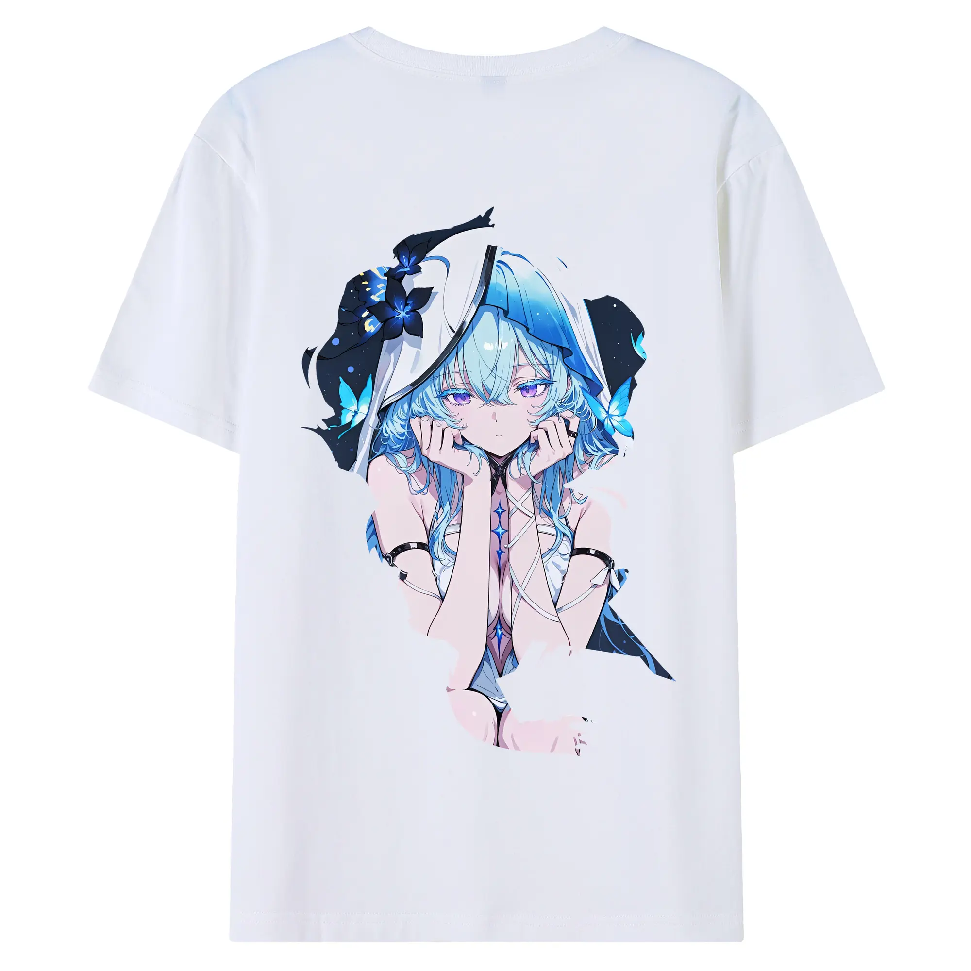 鳴潮 グッズ ショアキーパー - 綿100％ 半袖Tシャツ ・ バックプリント ・ 快適 通気性 ・ 日常使い 散歩 スポーツ用