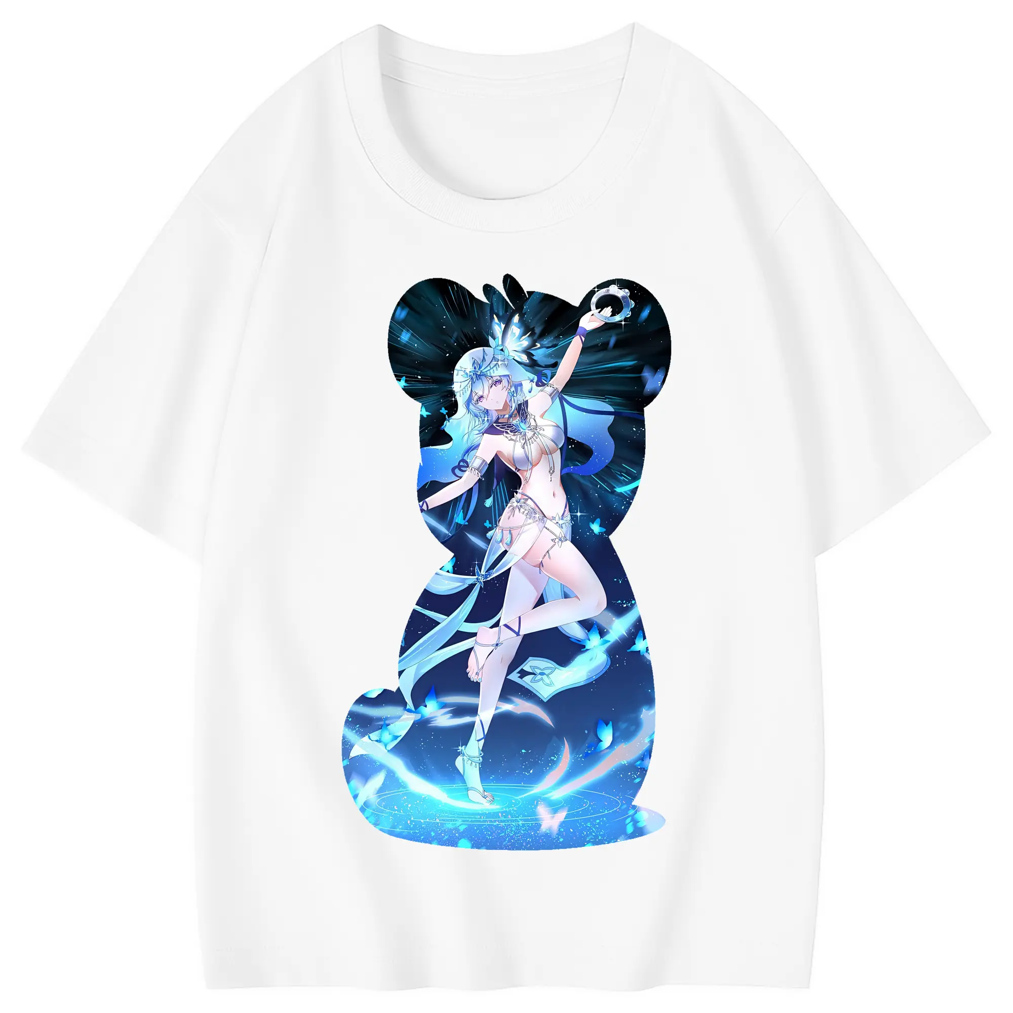 鳴潮 グッズ ショアキーパー - 綿100％ キッズTシャツ ・ フロントプリント ・ 快適 通気性 ・ スポーツ カジュアル 散歩用