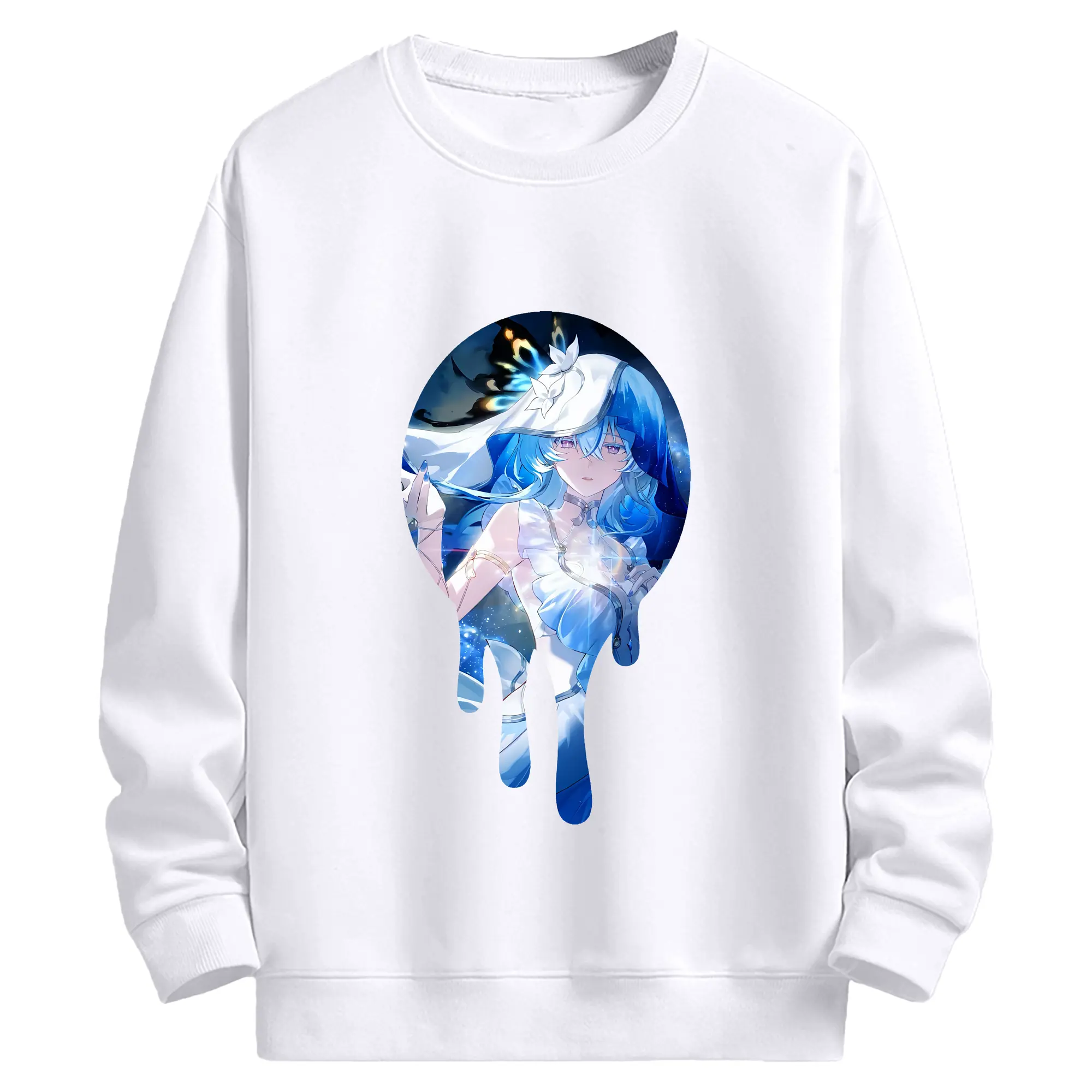 鳴潮 グッズ ショアキーパー - 高品質 クルーネック スウェット ・ コットン59％ ポリエステル41％ ・ ユニセックス 長袖 トレーナー ・ カジュアル デイリー スポーツ 散歩用