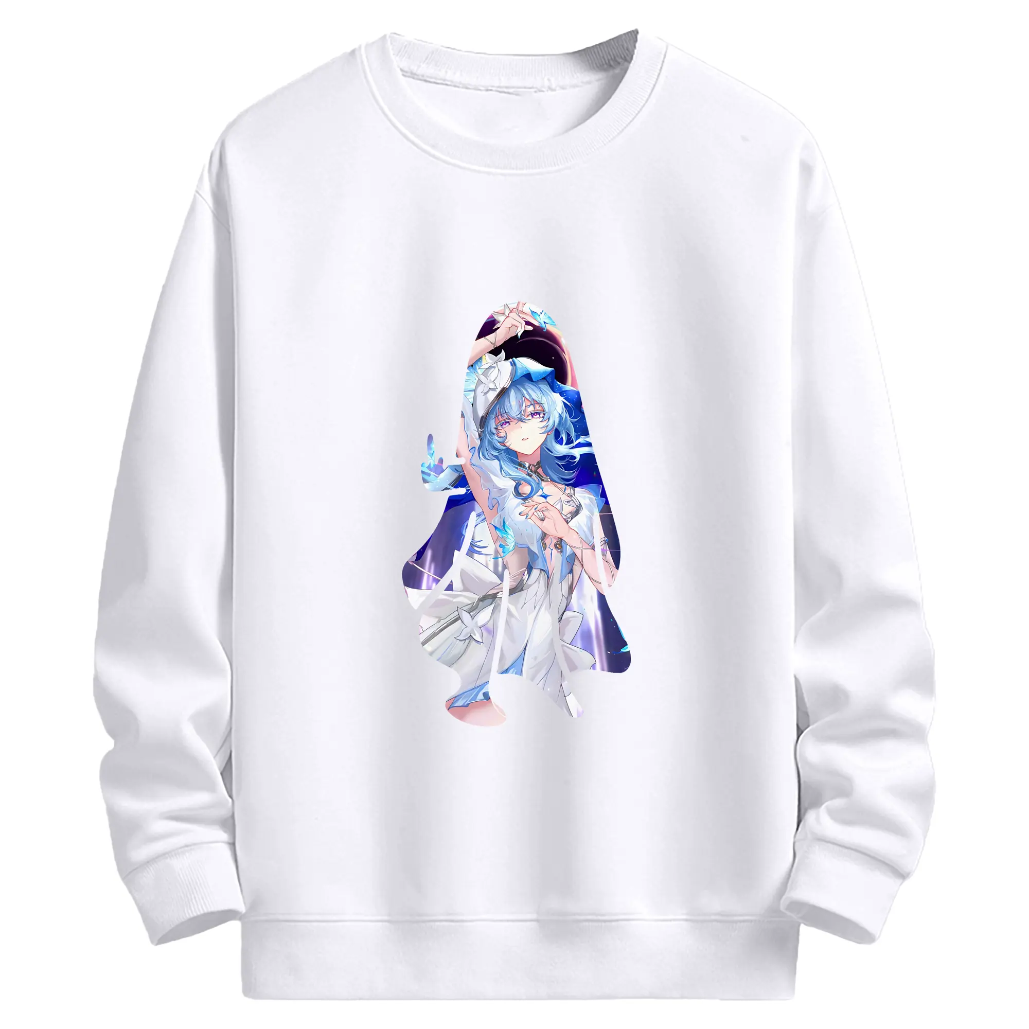 鳴潮 グッズ ショアキーパー - 高品質 クルーネック スウェット ・ コットン59％ ポリエステル41％ ・ ユニセックス 長袖 トレーナー ・ カジュアル デイリー スポーツ 散歩用