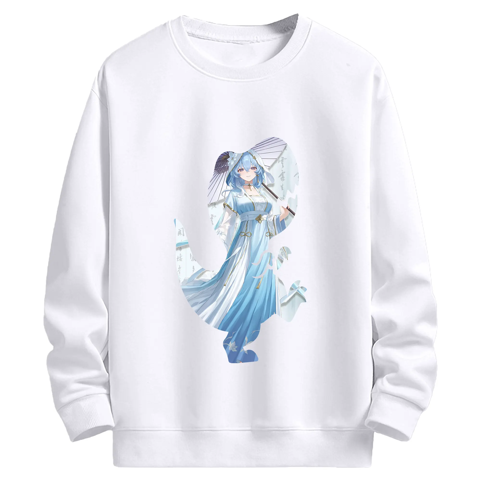 鳴潮 グッズ ショアキーパー - 高品質 クルーネック スウェット ・ コットン59％ ポリエステル41％ ・ ユニセックス 長袖 トレーナー ・ カジュアル デイリー スポーツ 散歩用