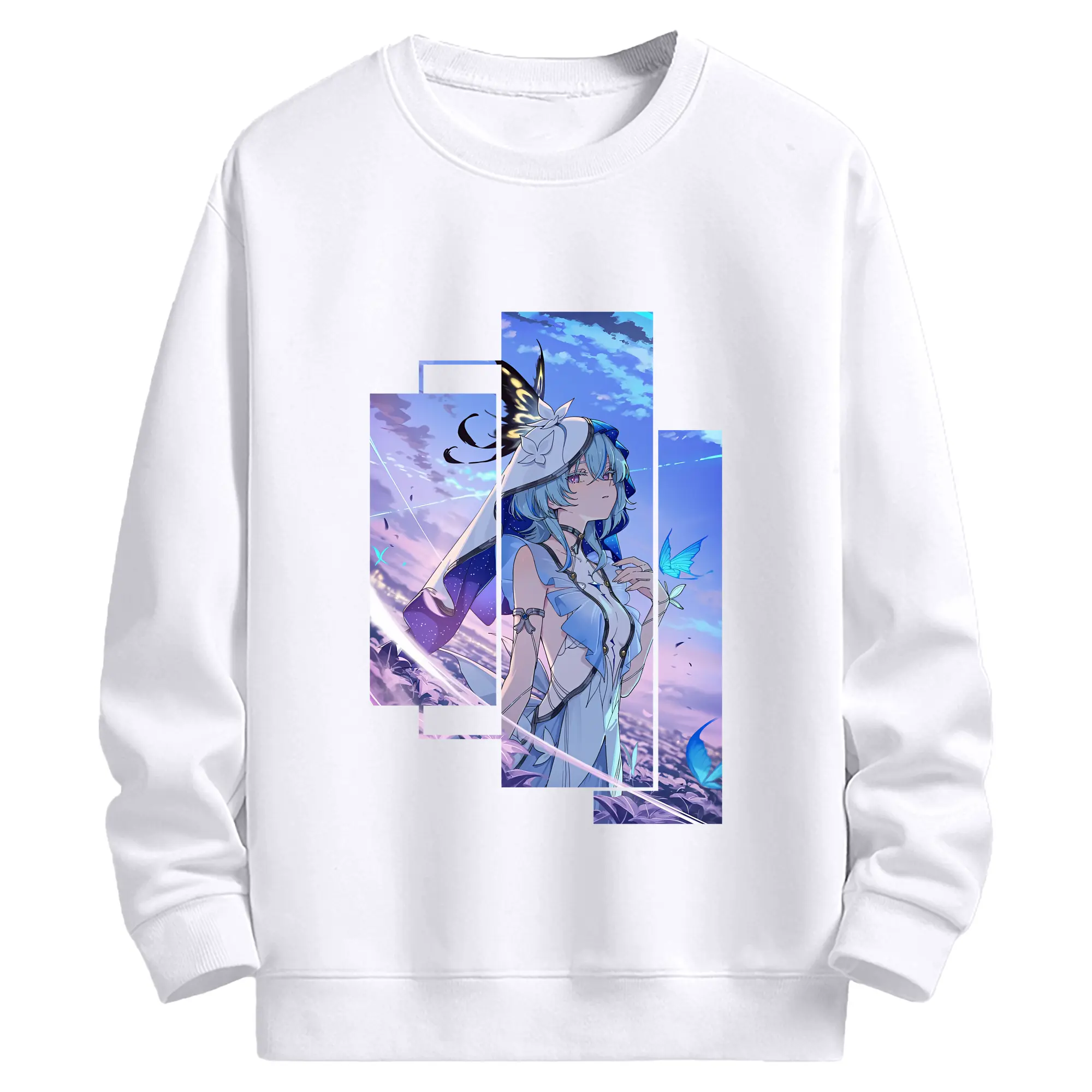 鳴潮 グッズ ショアキーパー - 高品質 クルーネック スウェット ・ コットン59％ ポリエステル41％ ・ ユニセックス 長袖 トレーナー ・ カジュアル デイリー スポーツ 散歩用