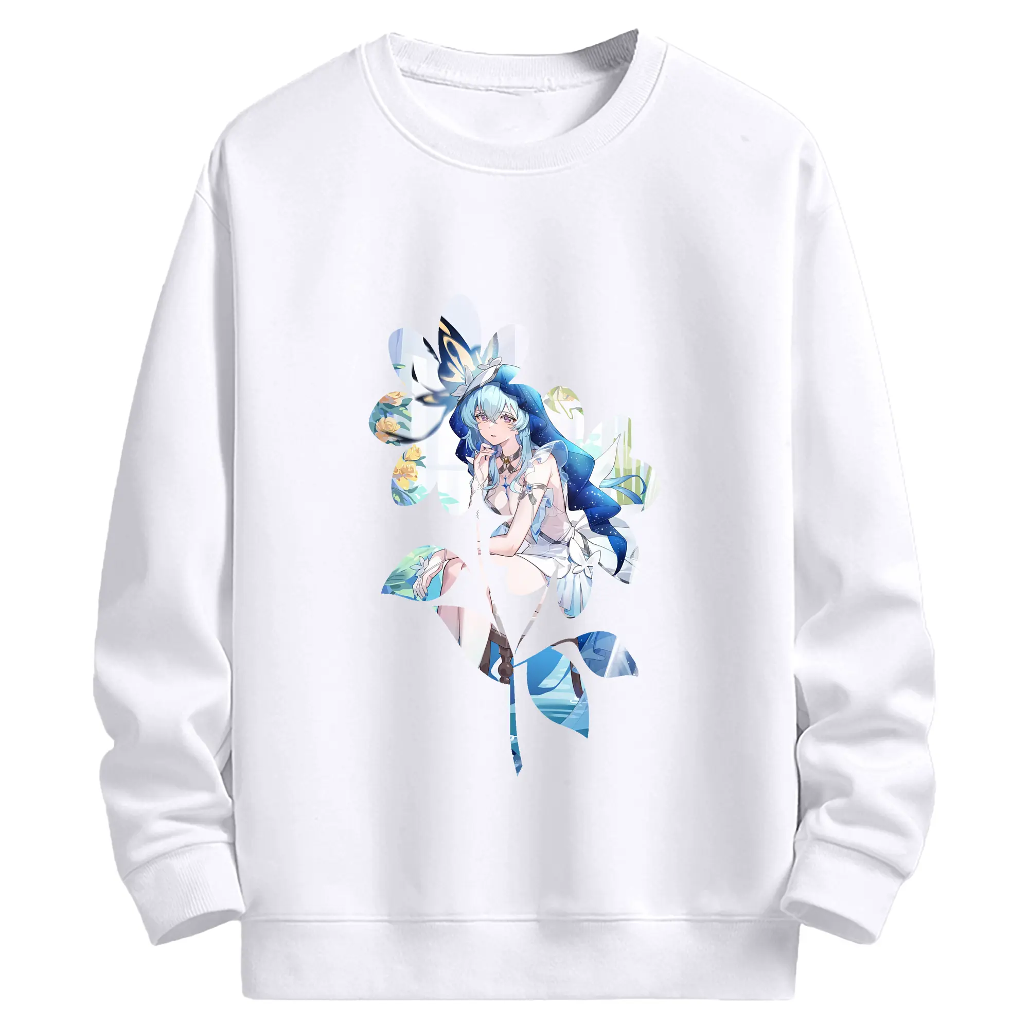 鳴潮 グッズ ショアキーパー - 高品質 クルーネック スウェット ・ コットン59％ ポリエステル41％ ・ ユニセックス 長袖 トレーナー ・ カジュアル デイリー スポーツ 散歩用