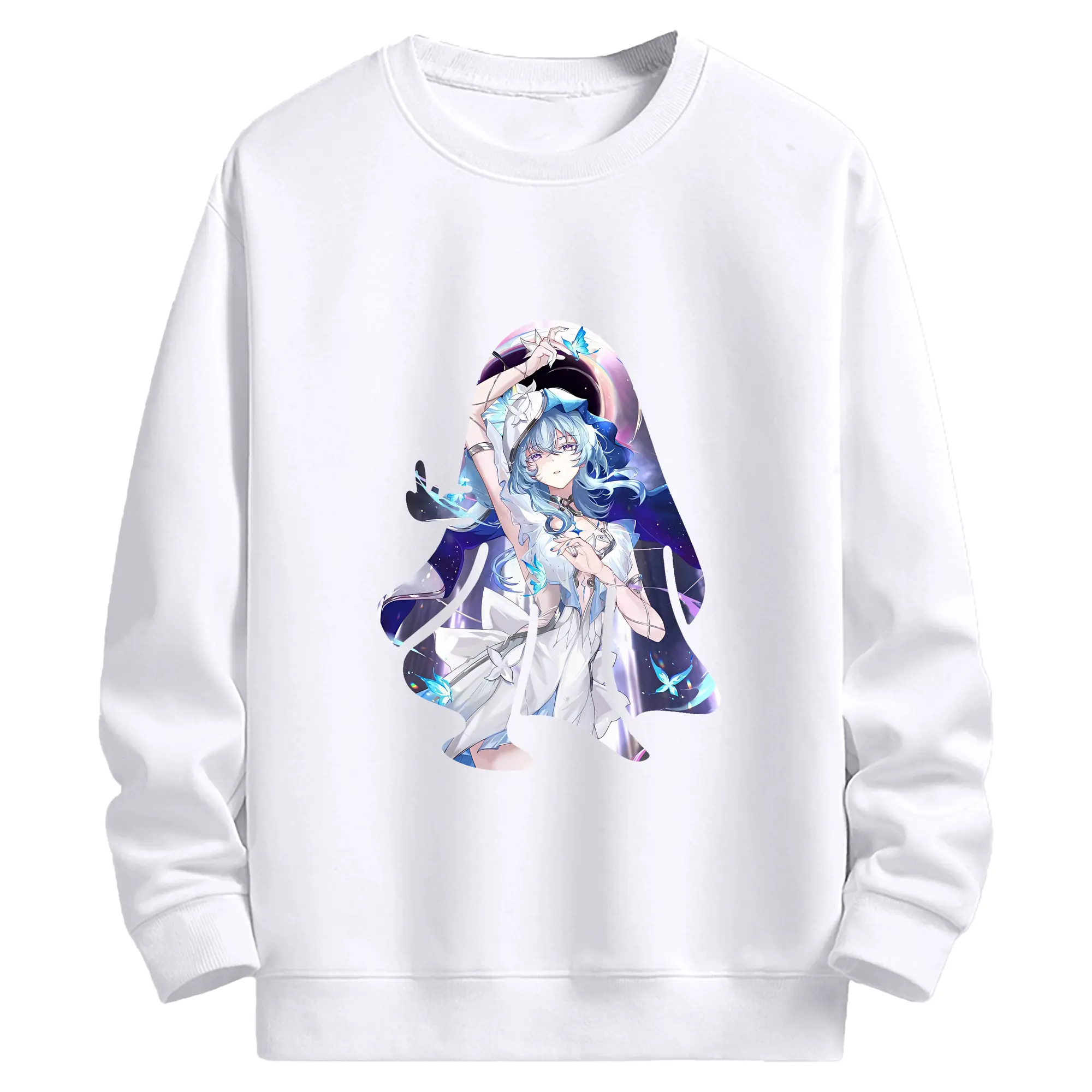 鳴潮 グッズ ショアキーパー - 高品質 クルーネック スウェット ・ コットン59％ ポリエステル41％ ・ ユニセックス 長袖 トレーナー ・ カジュアル デイリー スポーツ 散歩用