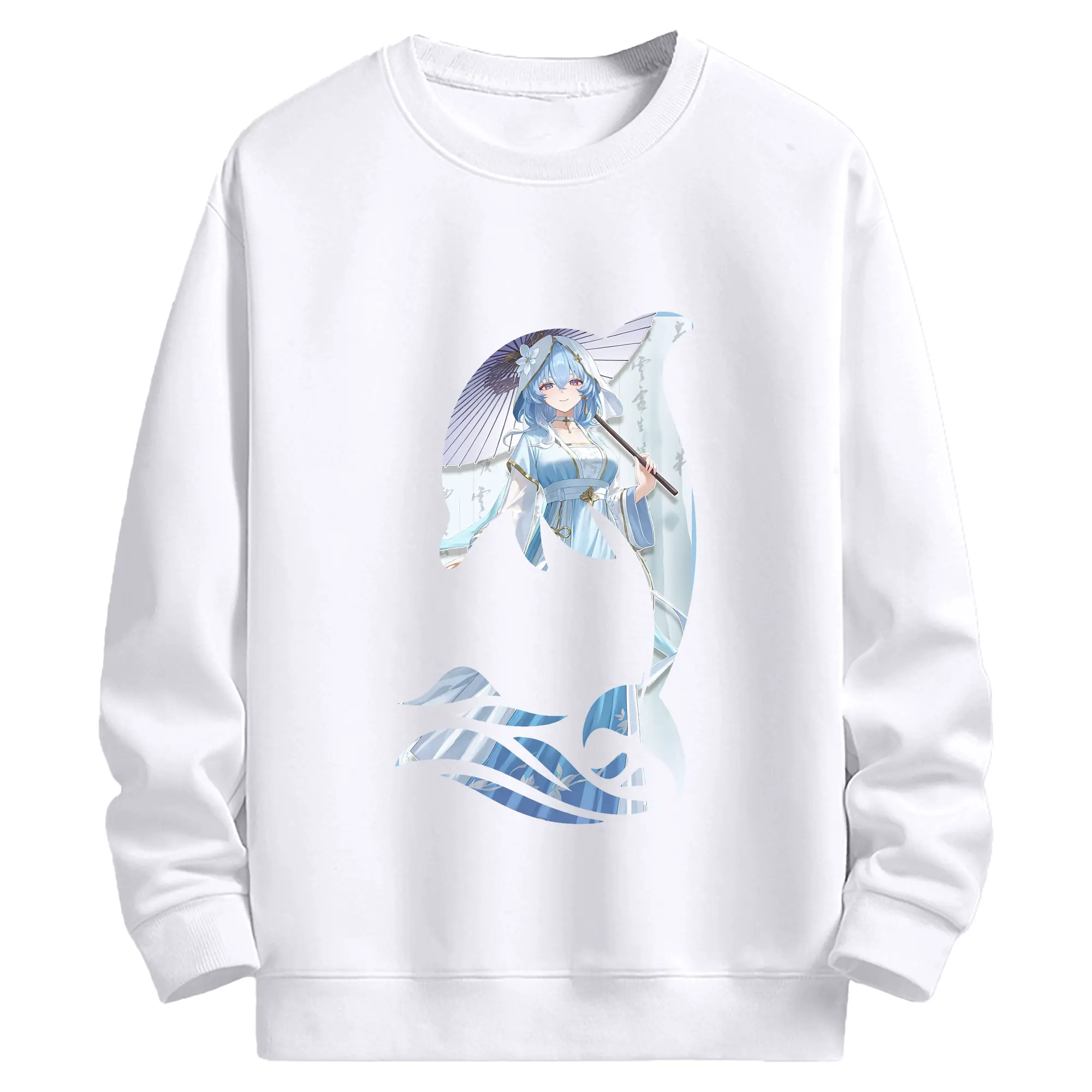 鳴潮 グッズ ショアキーパー - 高品質 クルーネック スウェット ・ コットン59％ ポリエステル41％ ・ ユニセックス 長袖 トレーナー ・ カジュアル デイリー スポーツ 散歩用