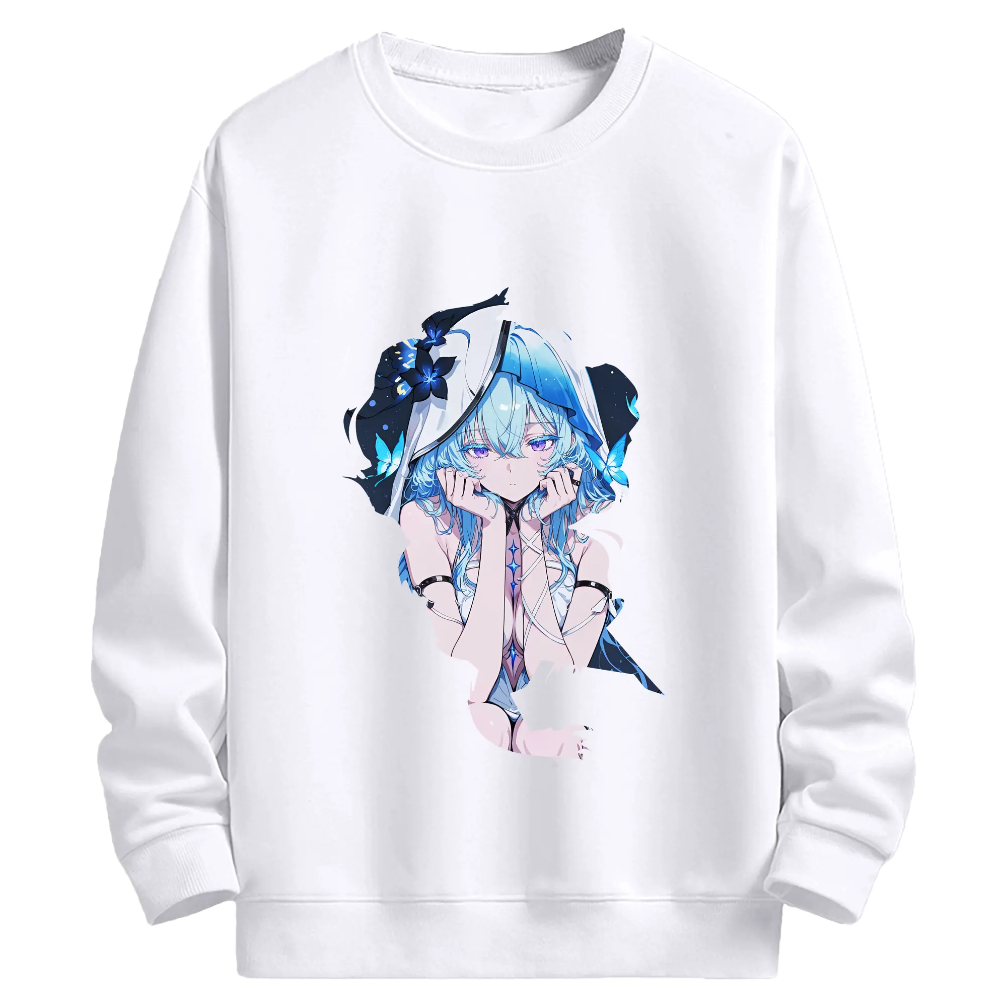 鳴潮 グッズ ショアキーパー - 高品質 クルーネック スウェット ・ コットン59％ ポリエステル41％ ・ ユニセックス 長袖 トレーナー ・ カジュアル デイリー スポーツ 散歩用