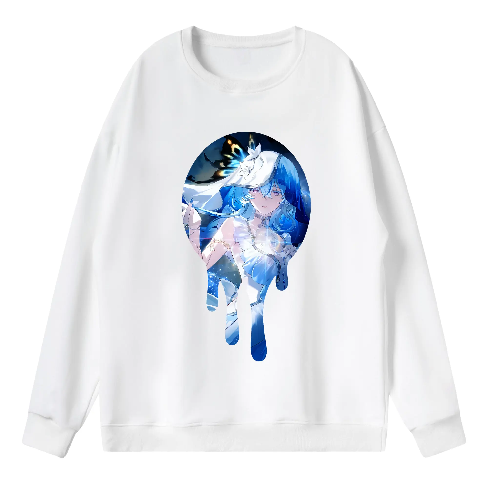 鳴潮 グッズ ショアキーパー - 薄手 クルーネック スウェット 裏毛260g · ポリエステル 春秋向け カジュアル 男女兼用 · トレーナー デイリー スポーツ 散歩に最適