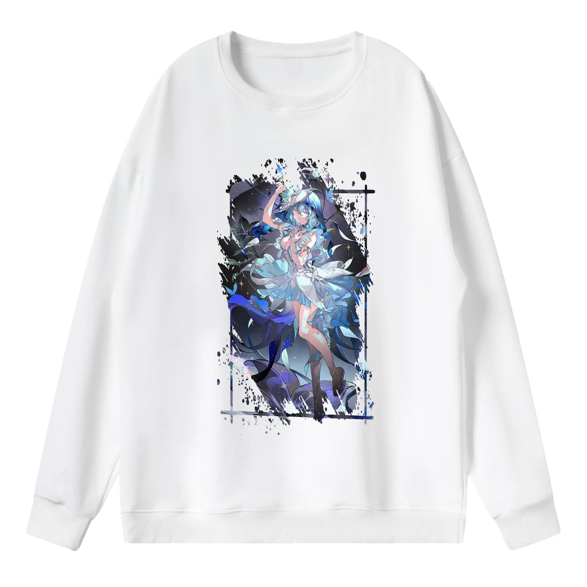 鳴潮 グッズ ショアキーパー - 薄手 クルーネック スウェット 裏毛260g · ポリエステル 春秋向け カジュアル 男女兼用 · トレーナー デイリー スポーツ 散歩に最適