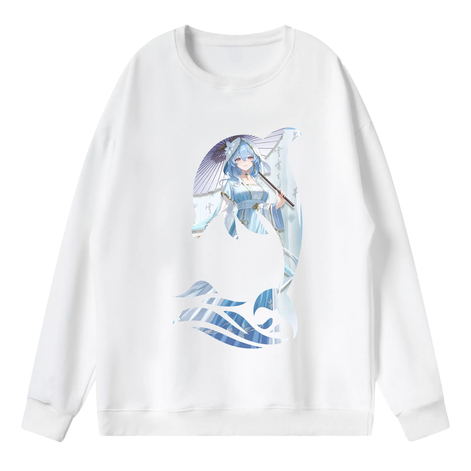 鳴潮 グッズ ショアキーパー - 薄手 クルーネック スウェット 裏毛260g · ポリエステル 春秋向け カジュアル 男女兼用 · トレーナー デイリー スポーツ 散歩に最適