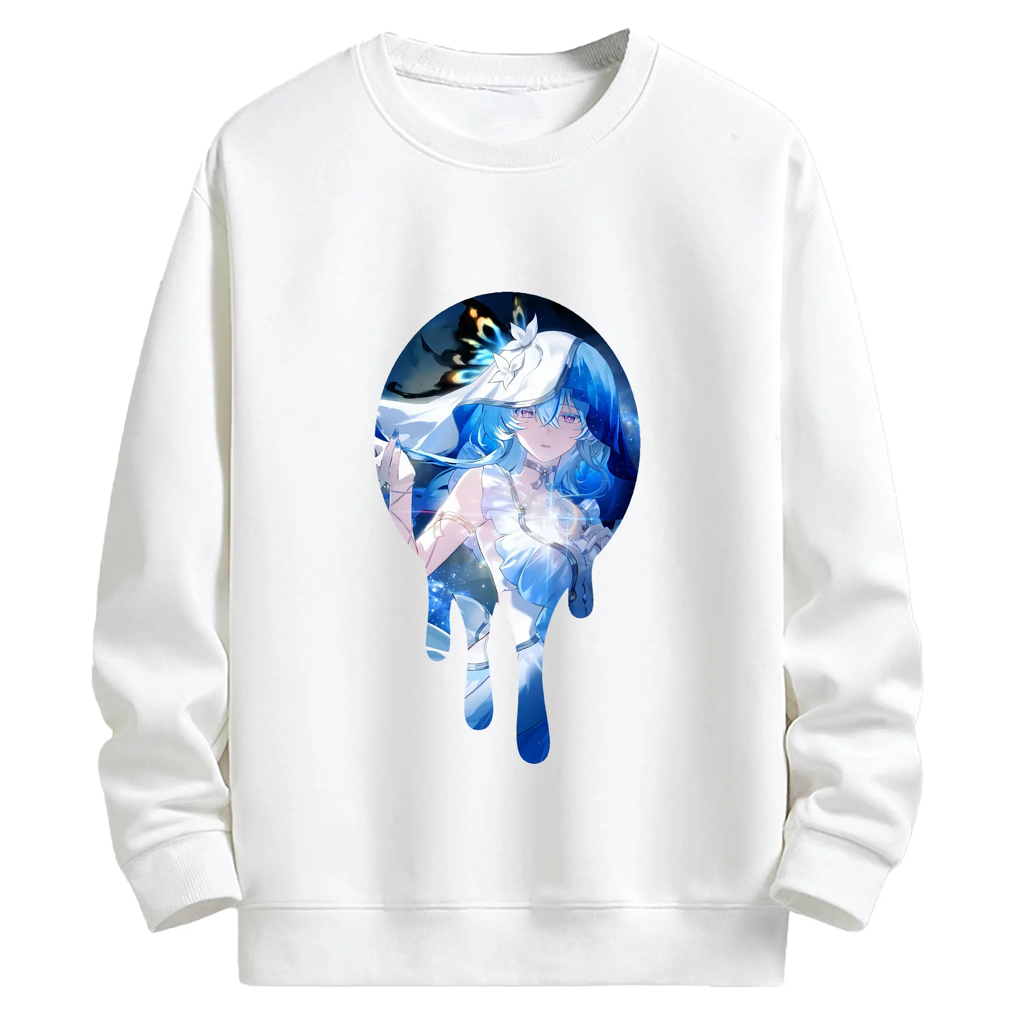 鳴潮 グッズ ショアキーパー - キッズ クルーネックスウェットシャツ ・ フロントプリント ・ 綿80％ ポリエステル20％ ・ 快適 通学 スポーツ 日常使い お散歩用