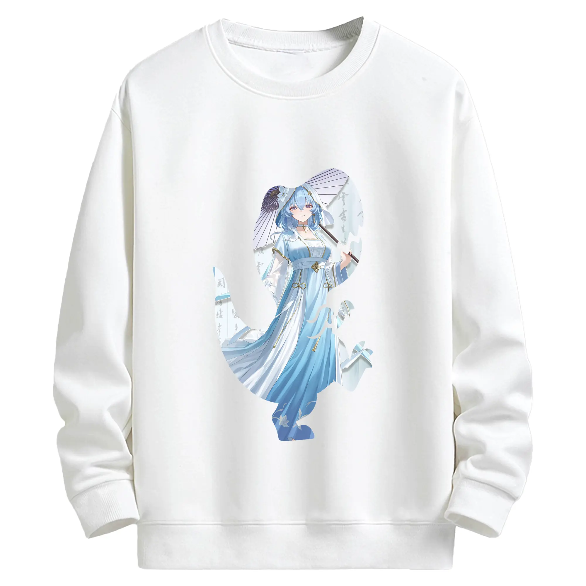 鳴潮 グッズ ショアキーパー - キッズ クルーネックスウェットシャツ ・ フロントプリント ・ 綿80％ ポリエステル20％ ・ 快適 通学 スポーツ 日常使い お散歩用