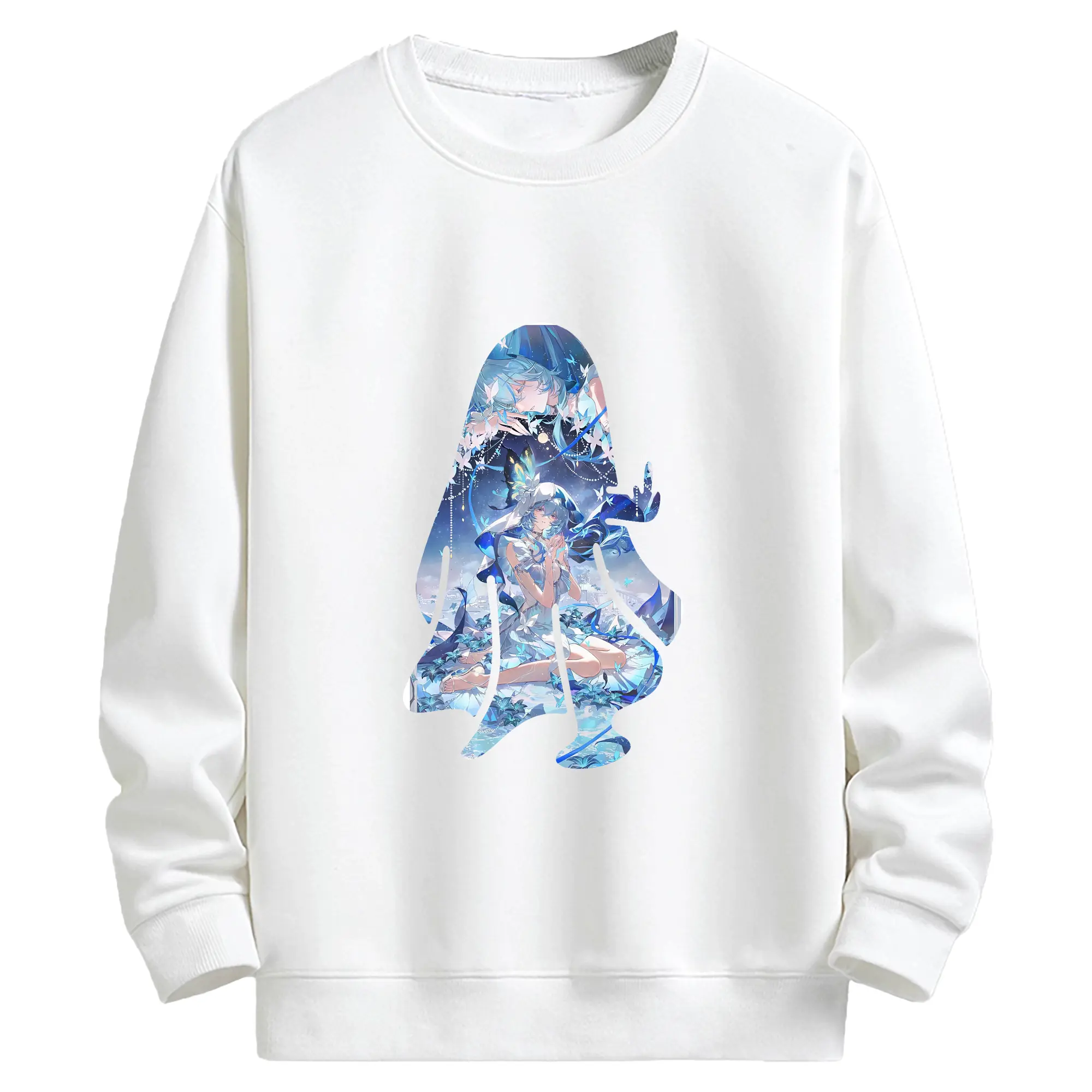 鳴潮 グッズ ショアキーパー - キッズ クルーネックスウェットシャツ ・ フロントプリント ・ 綿80％ ポリエステル20％ ・ 快適 通学 スポーツ 日常使い お散歩用