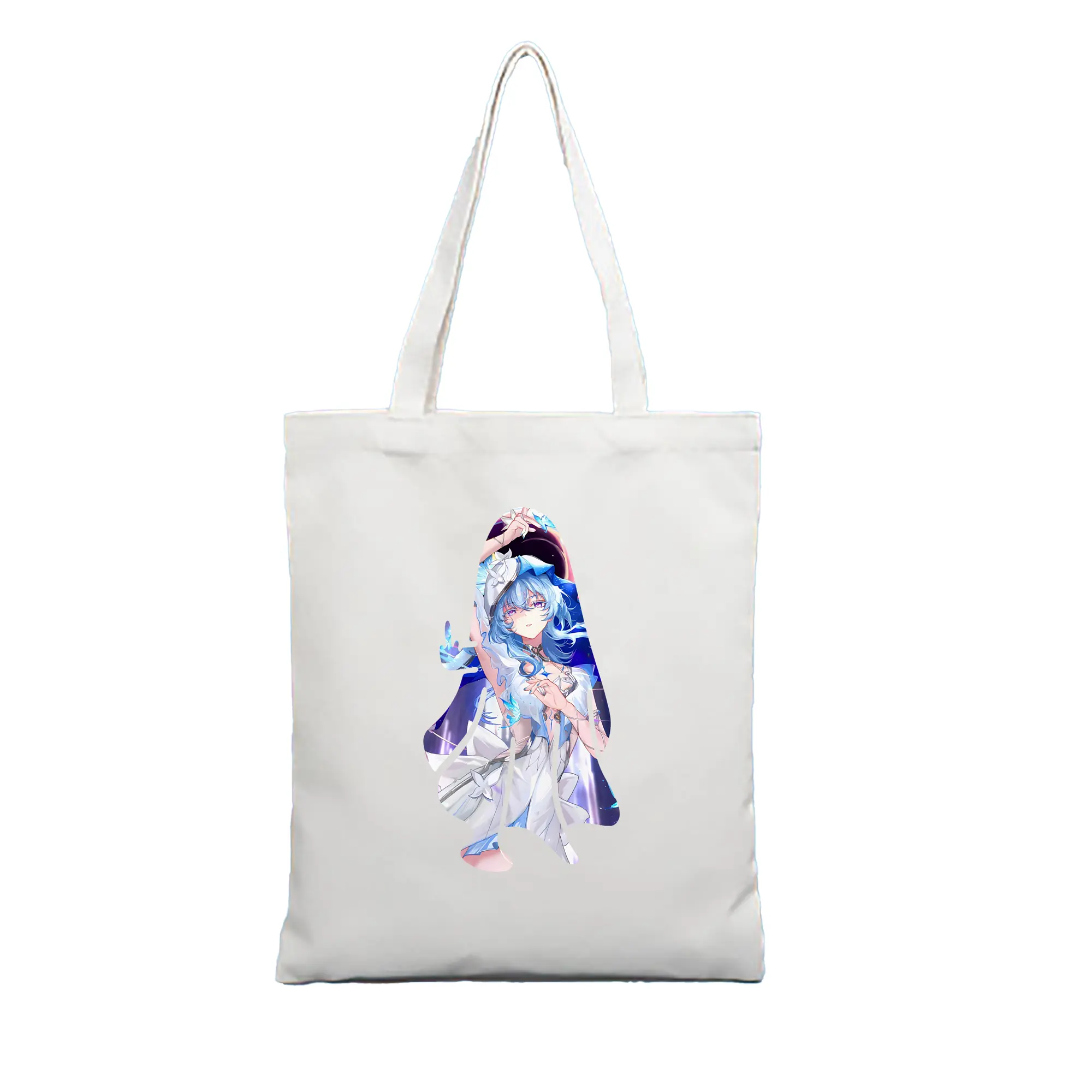 鳴潮 グッズ ショアキーパー - 縦型キャンバス手提げバッグ（トートバッグ） ・ キャンバス素材 ・ ショッピング用 ・ 軽量 丈夫 お手入れ簡単